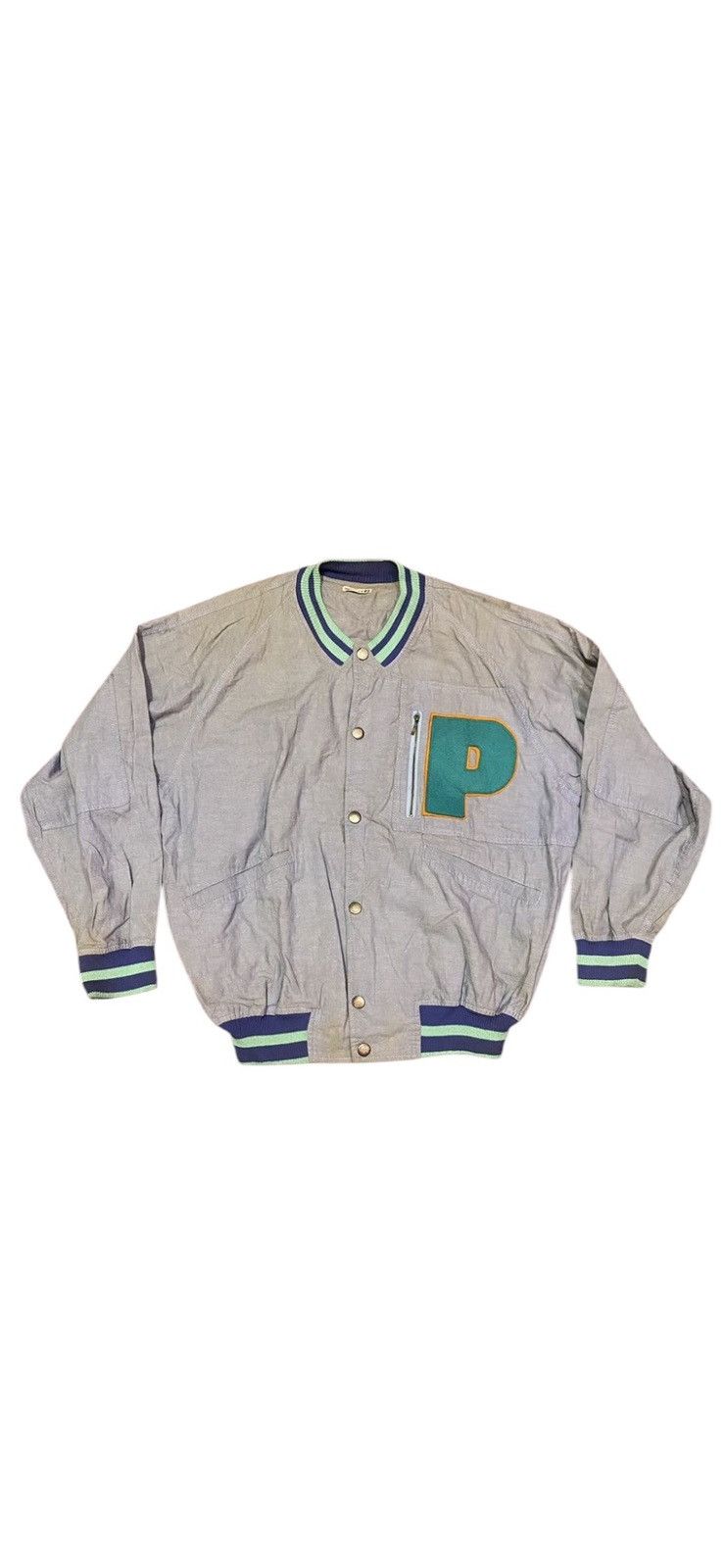 PERSON'S × Vintage Vintage Person's For Men Spellout Varsity Style Jacket Size US XXL / EU 58 / 5 - 1 Thumbnail