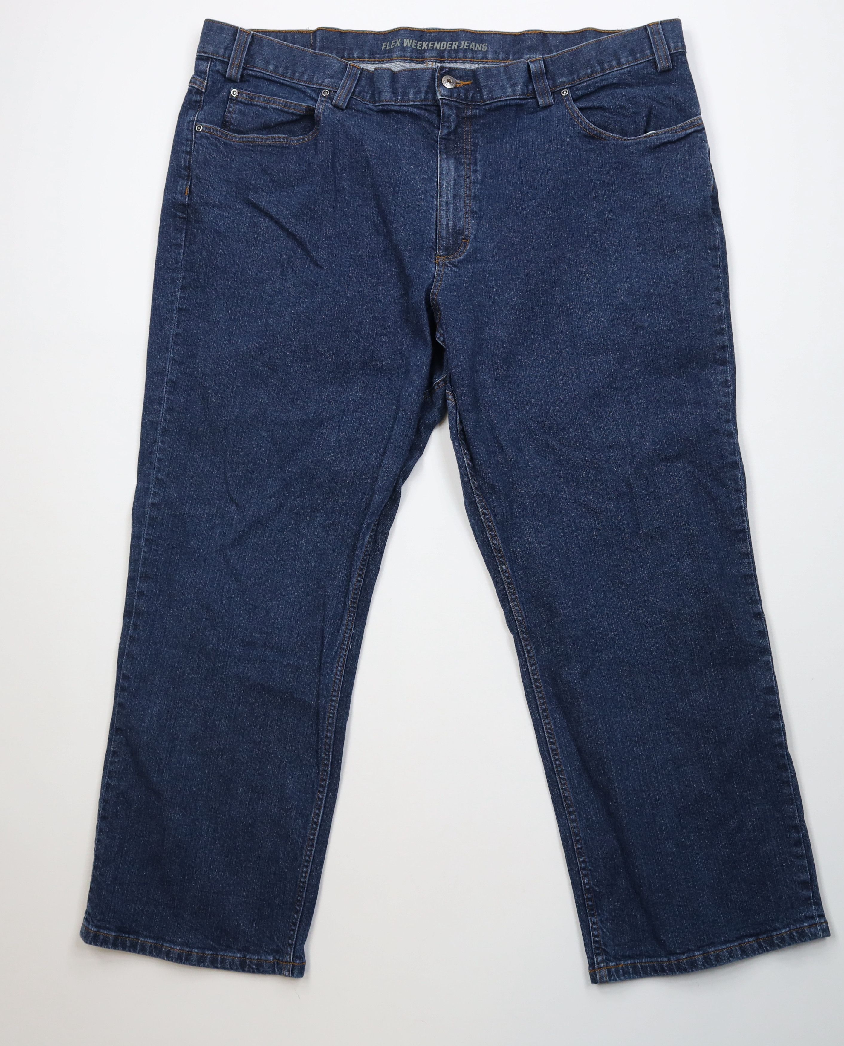 Duluth Trading Company Duluth Trading Co Wide Leg Flex Weekender Denim Jeans Blue Size US 44 / EU 60 - 1 Thumbnail