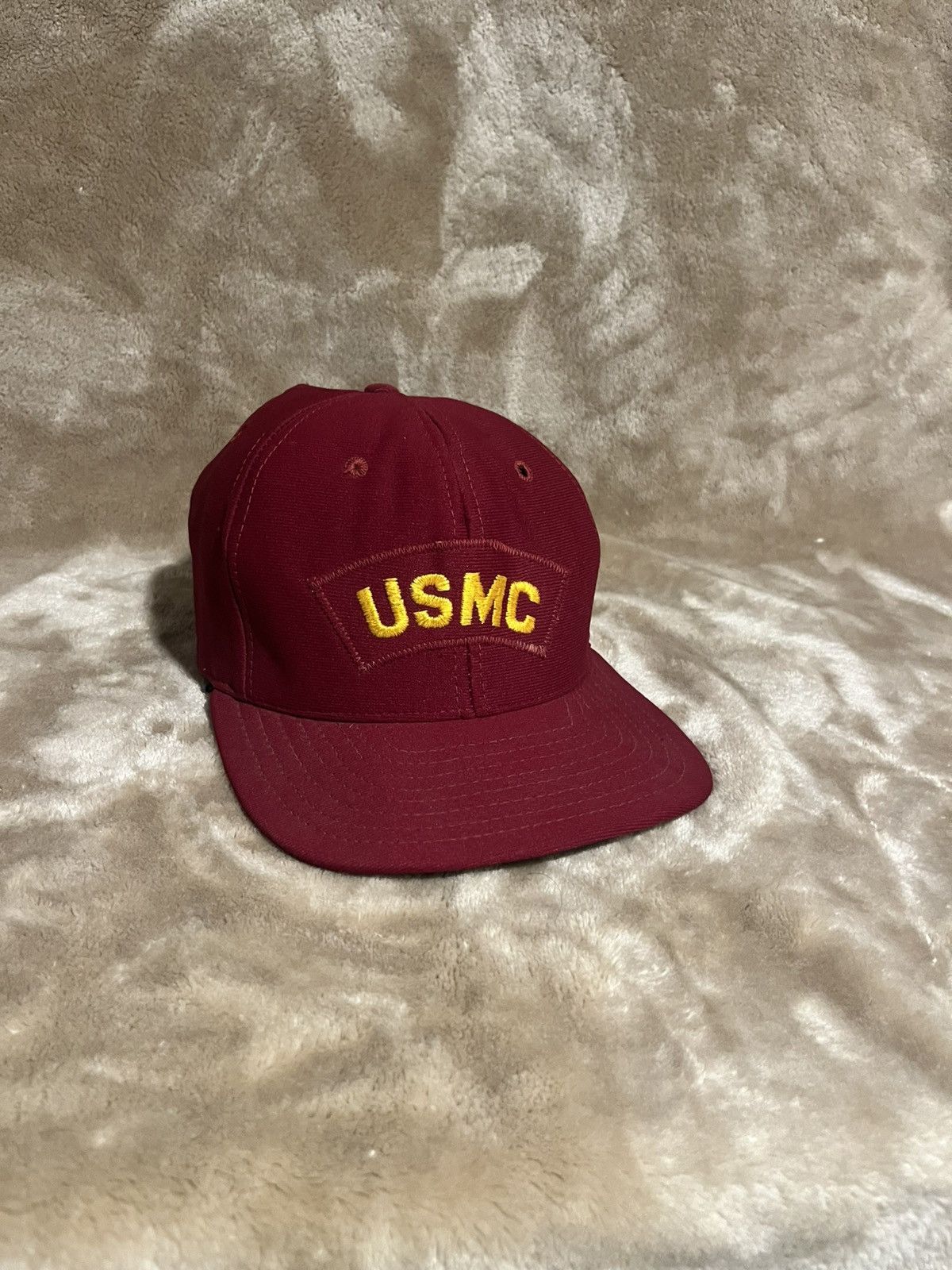 New Era Vintage 90’s 80’s New Era Made in USA USMC hat Size ONE SIZE - 1 Thumbnail