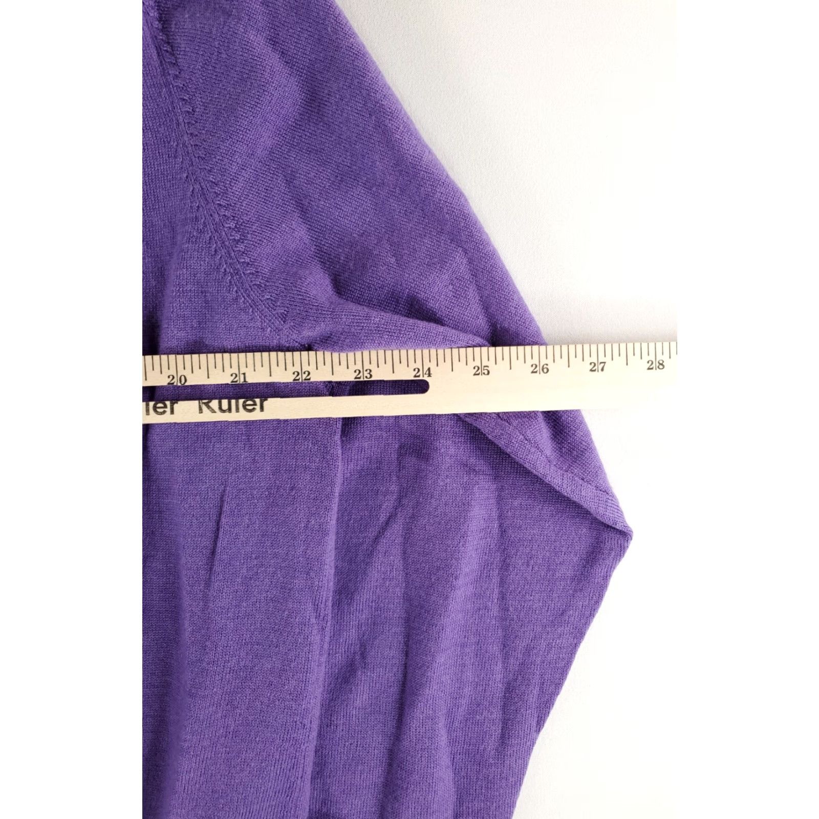 Peter Millar Peter Millar 1/4 Zip Pullover 100% Merino Wool Purple Mens XL Sweater Size US XL / EU 56 / 4 - 4 Thumbnail