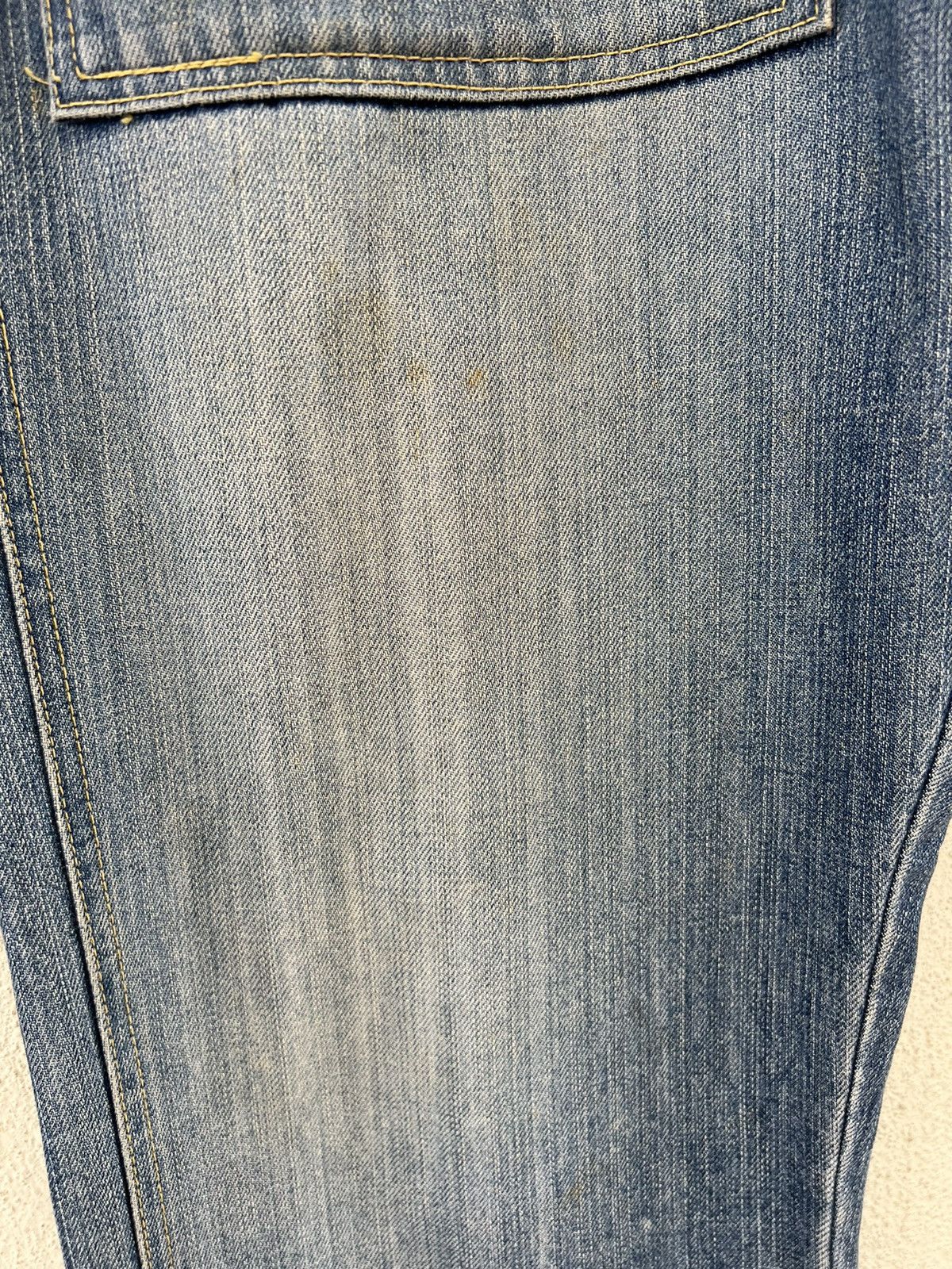 Sandinista MFG VTG 2005 Sandinista Japan Dirty Mud Denim Fatigue Jeans Size US 34 / EU 50 - 8 Thumbnail