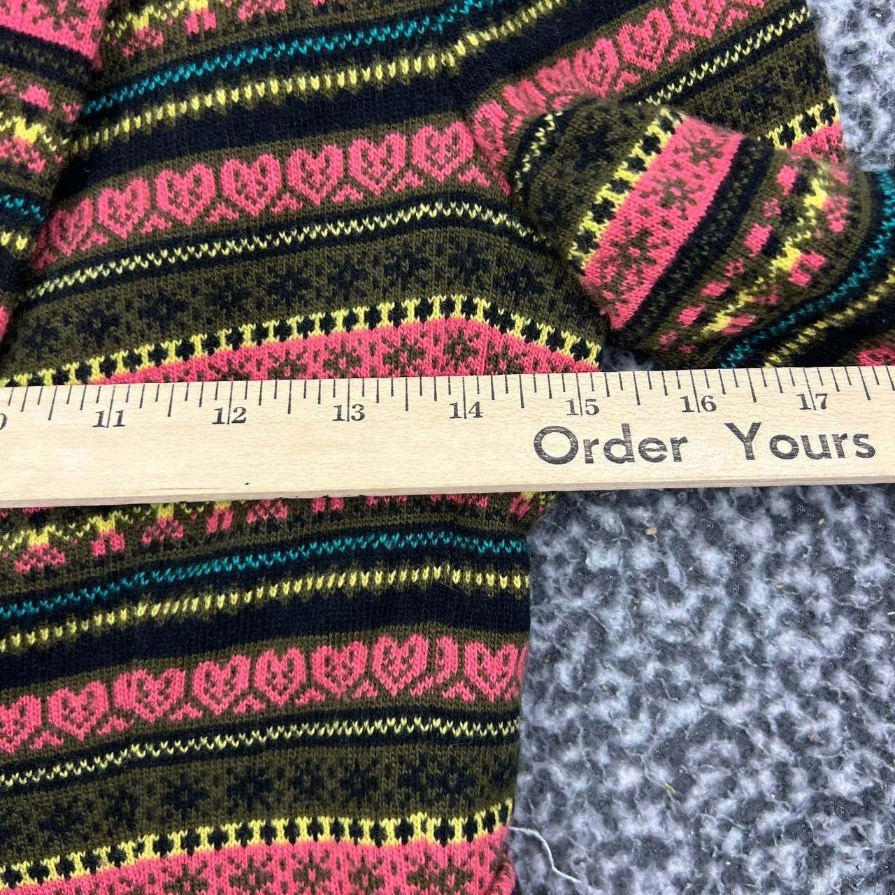 Other Iisley New York Blazer Cardigan XS Fair Isle Wool Knit Size XS / US 0-2 / IT 36-38 - 3 Thumbnail