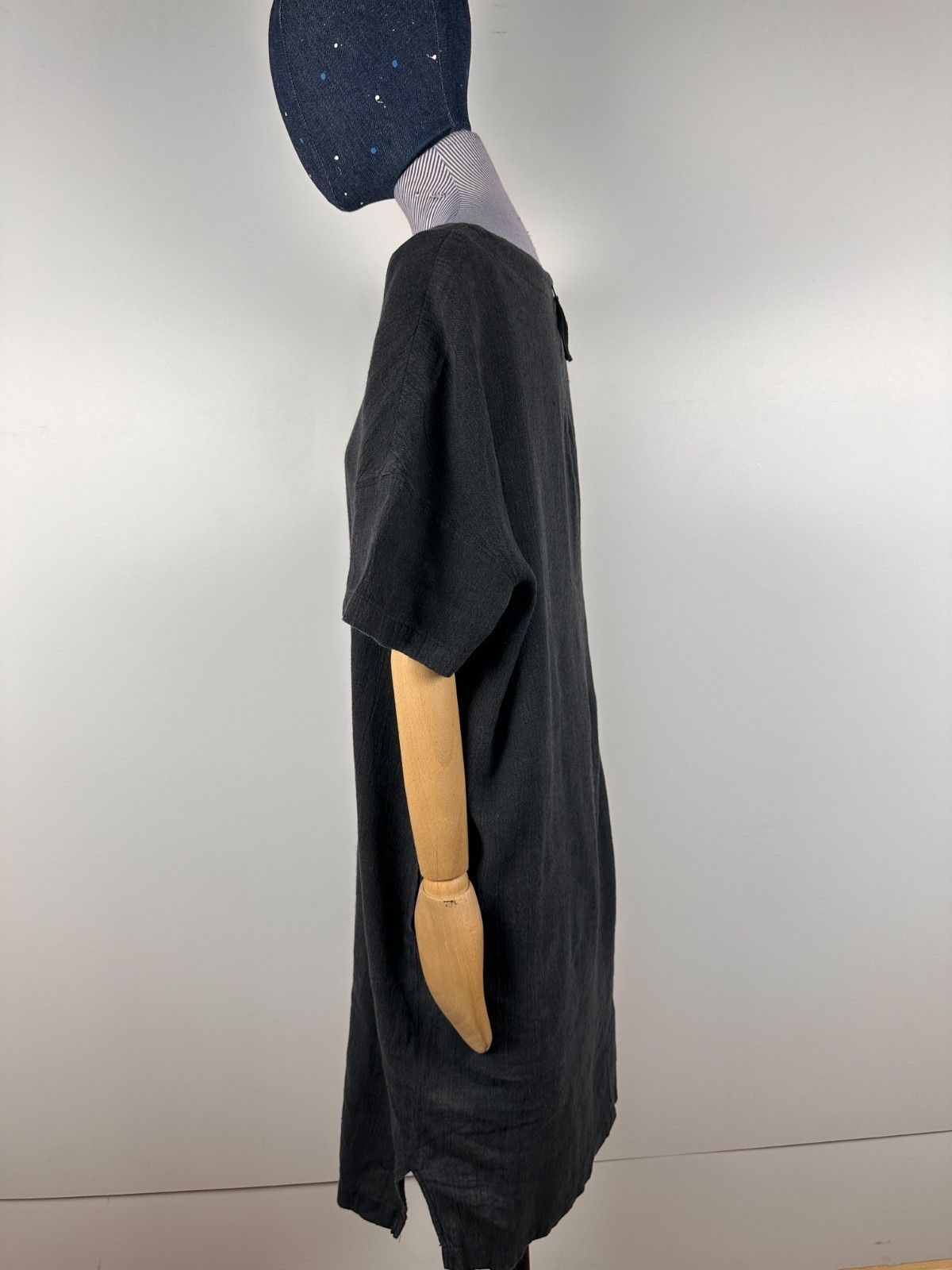 Other Poetry Light Grey Linen Shift Dress Pockets Size US12 Size XL / US 12-14 / IT 48-50 - 4 Thumbnail