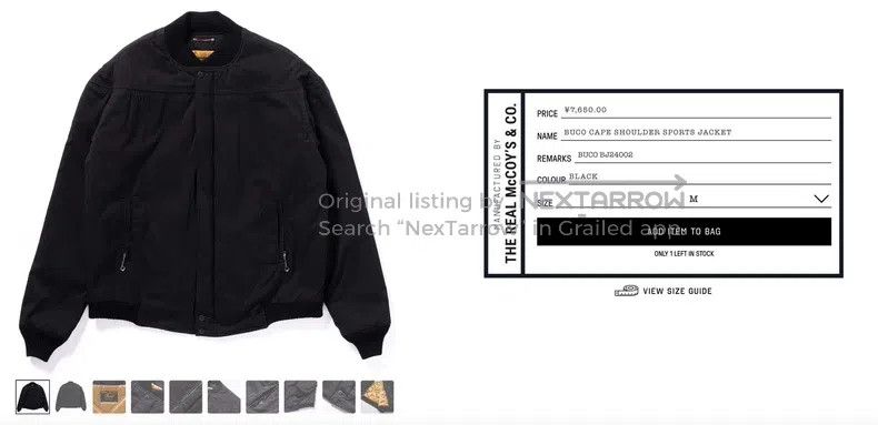 The Real McCoy's The Real McCoys Buco padded jacket Size US XL / EU 56 / 4 - 6 Thumbnail