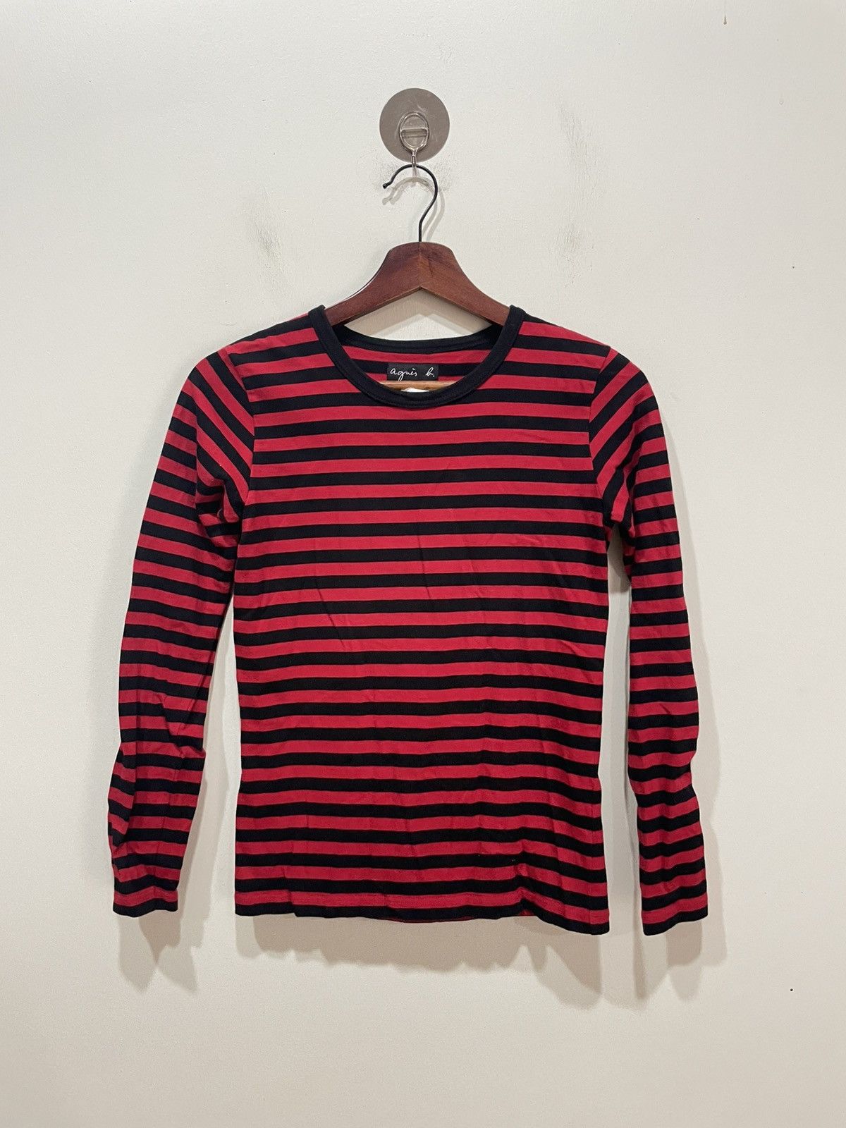 agnes b. Agnes B. Stripe Long Sleeve Shirt Size S / US 4 / IT 40 - 1 Thumbnail