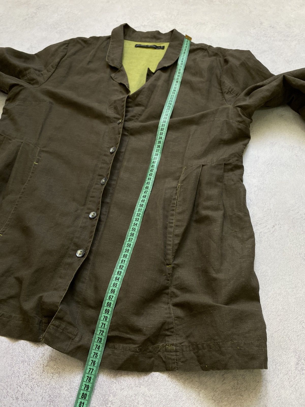 Gudrun Sjoden Gudrun Sjoden Womens Green Linen/Cotton Jacket Size L Size L / US 10 / IT 46 - 16 Thumbnail
