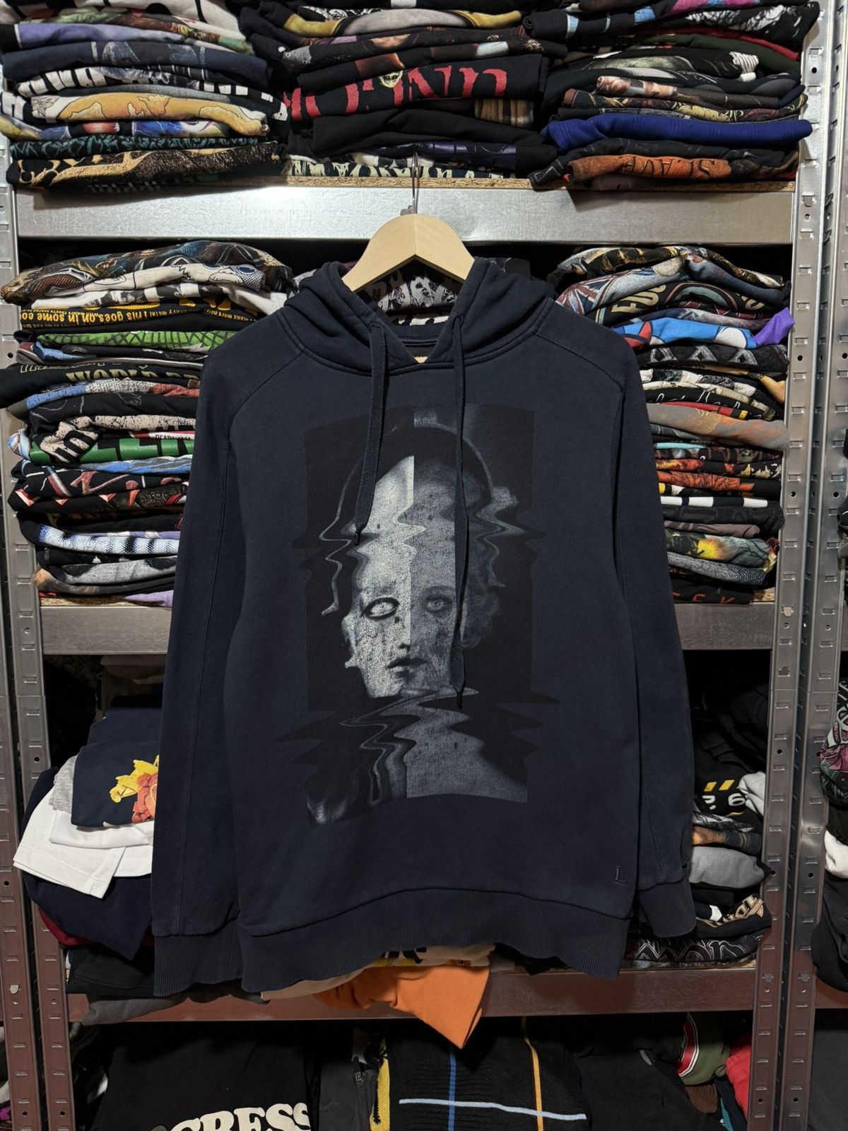 Les Benjamins Rare Luxury Les Benjamins Horror Movie Logo Hoodie Y2K Hype Size US M / EU 48-50 / 2 - 1 Thumbnail