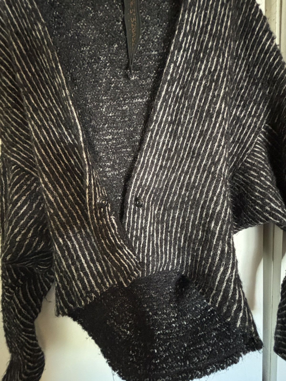 Forme D'Expression Alpaca Wool Striped Cardigan Size US M / EU 48-50 / 2 - 6 Thumbnail