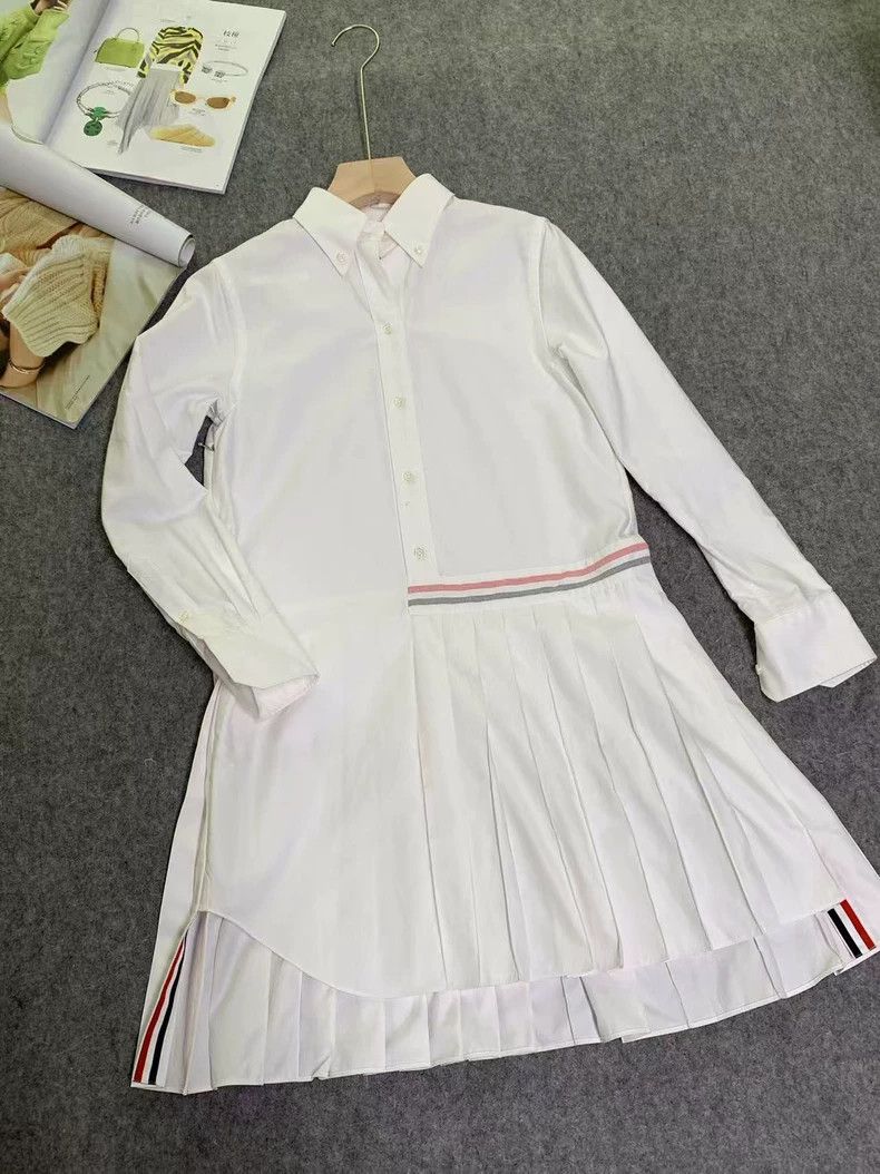 Thom Browne Thom Browne size0 A Oxford skirt shirt Size ONE SIZE - 1 Thumbnail