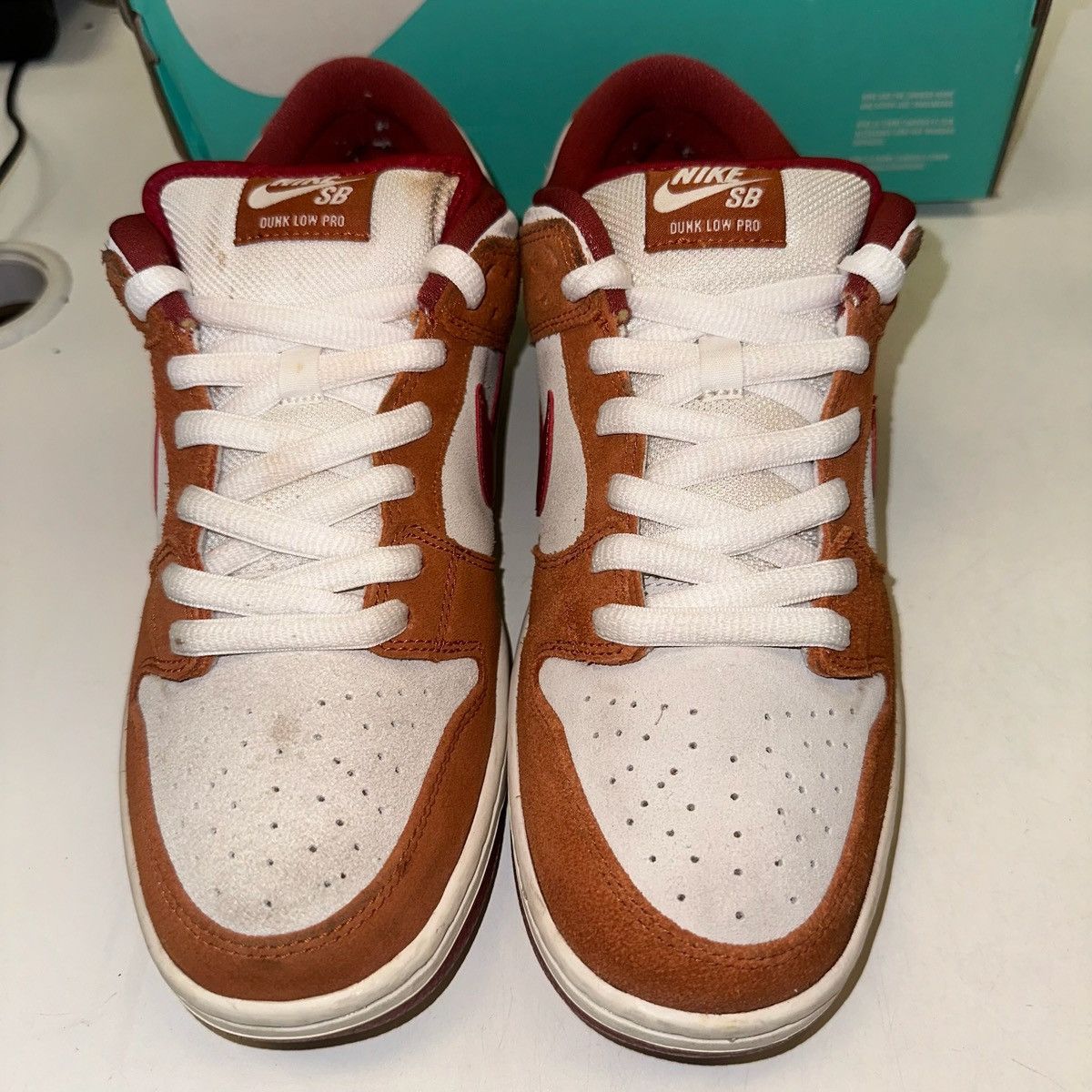 Nike Size 9 - Nike Dunk Pro SB Low Dark Russet Size US 9 / EU 42 - 4 Thumbnail