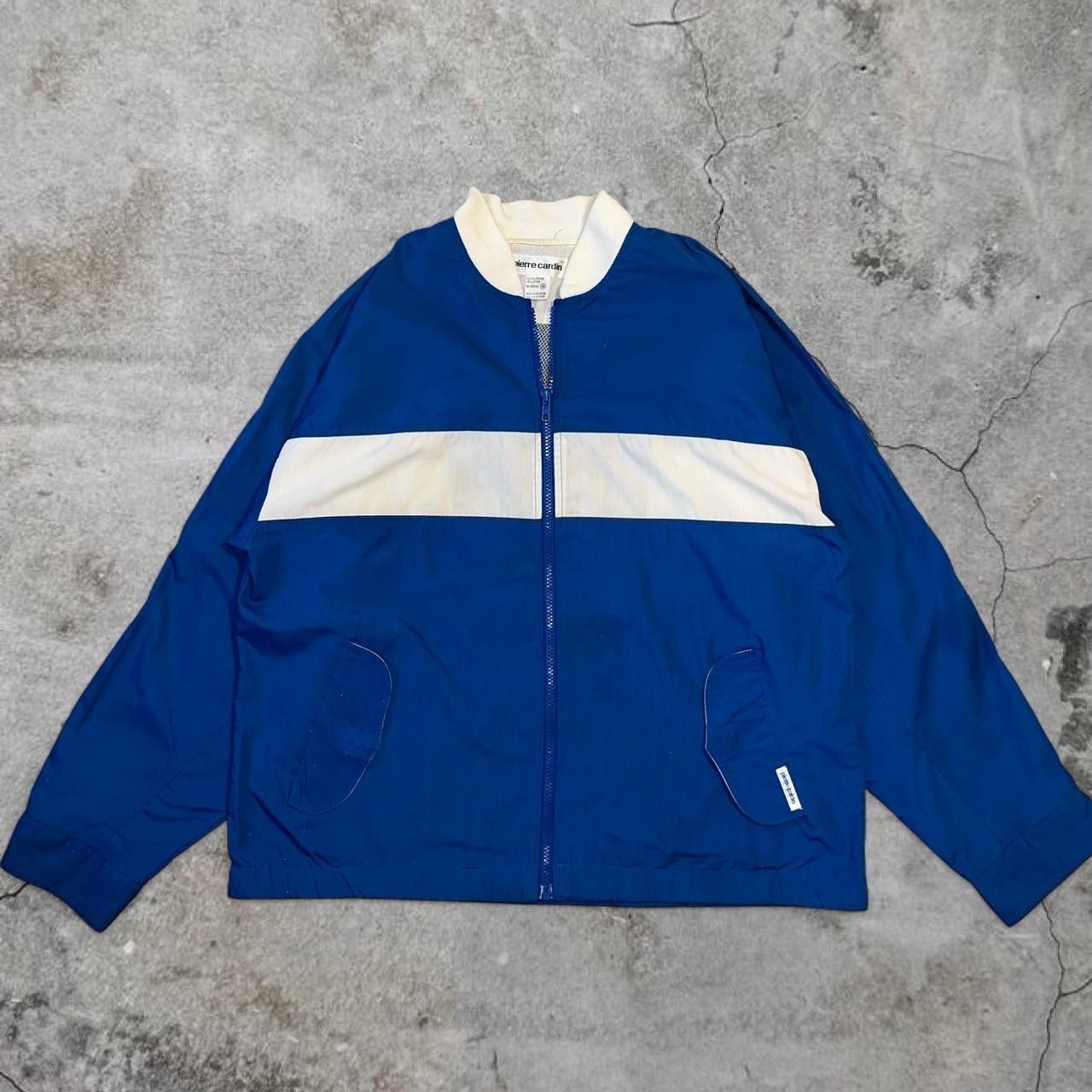 Pierre Cardin Vintage Pierre Cardin Track Jacket Blue White Size M Size US M / EU 48-50 / 2 - 5 Thumbnail