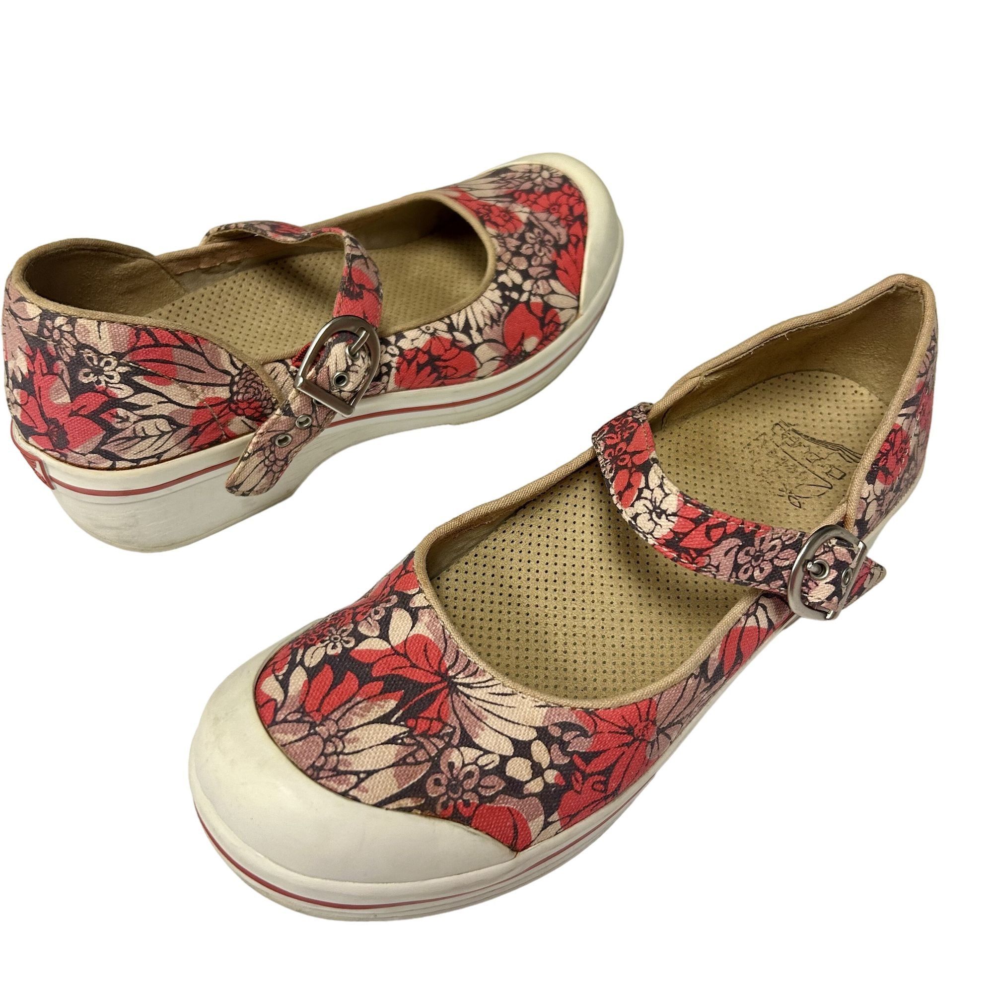 Dansko Vtg Dansko VALERIE Hawaiian FLORAL Mary Jane CLOGS Size US 9.5 / IT 39.5 - 1 Thumbnail
