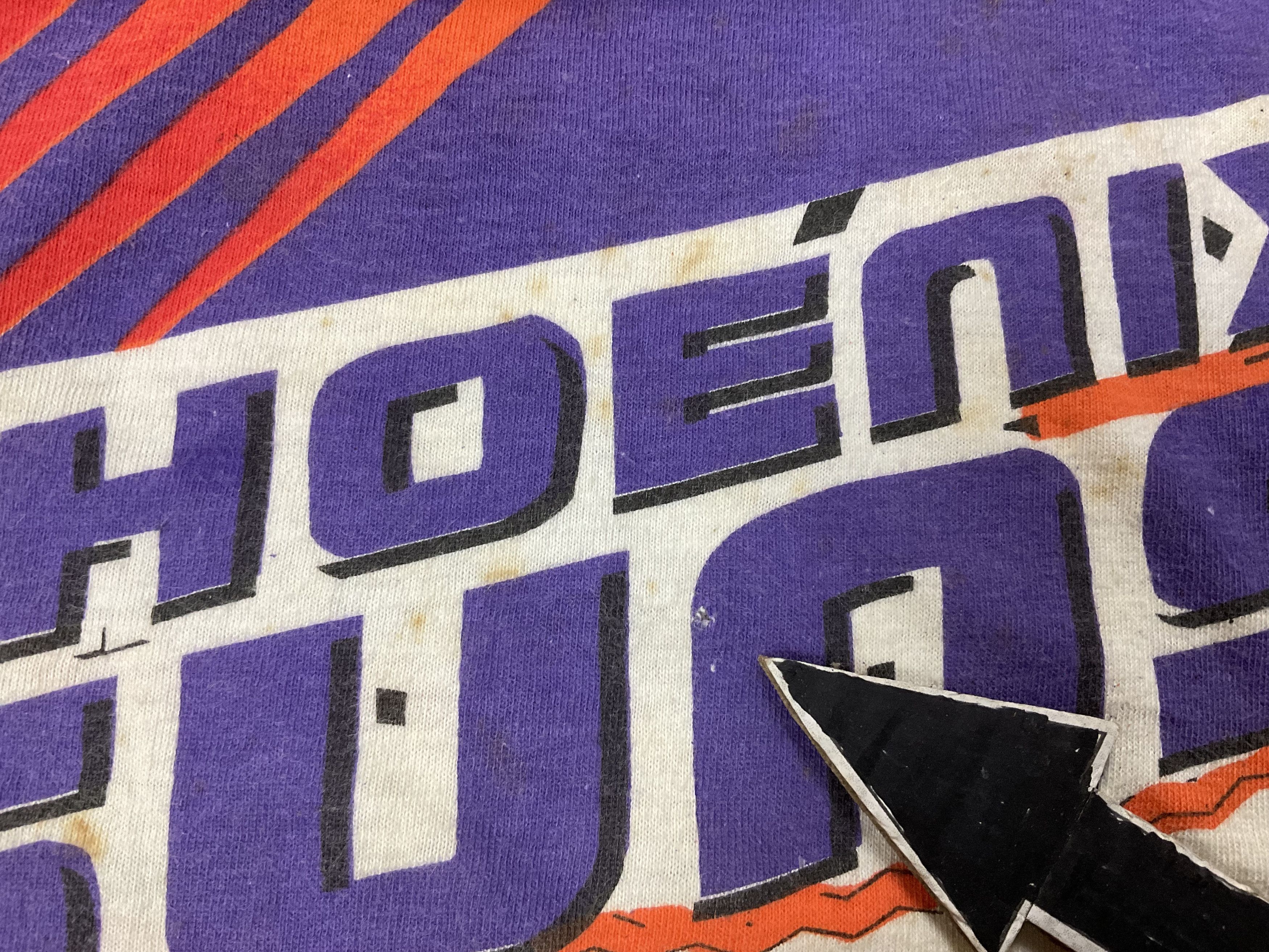 NBA Vintage 90s Phoenix Suns All Over Print T-Shirt Double Sided Size US L / EU 52-54 / 3 - 12 Thumbnail
