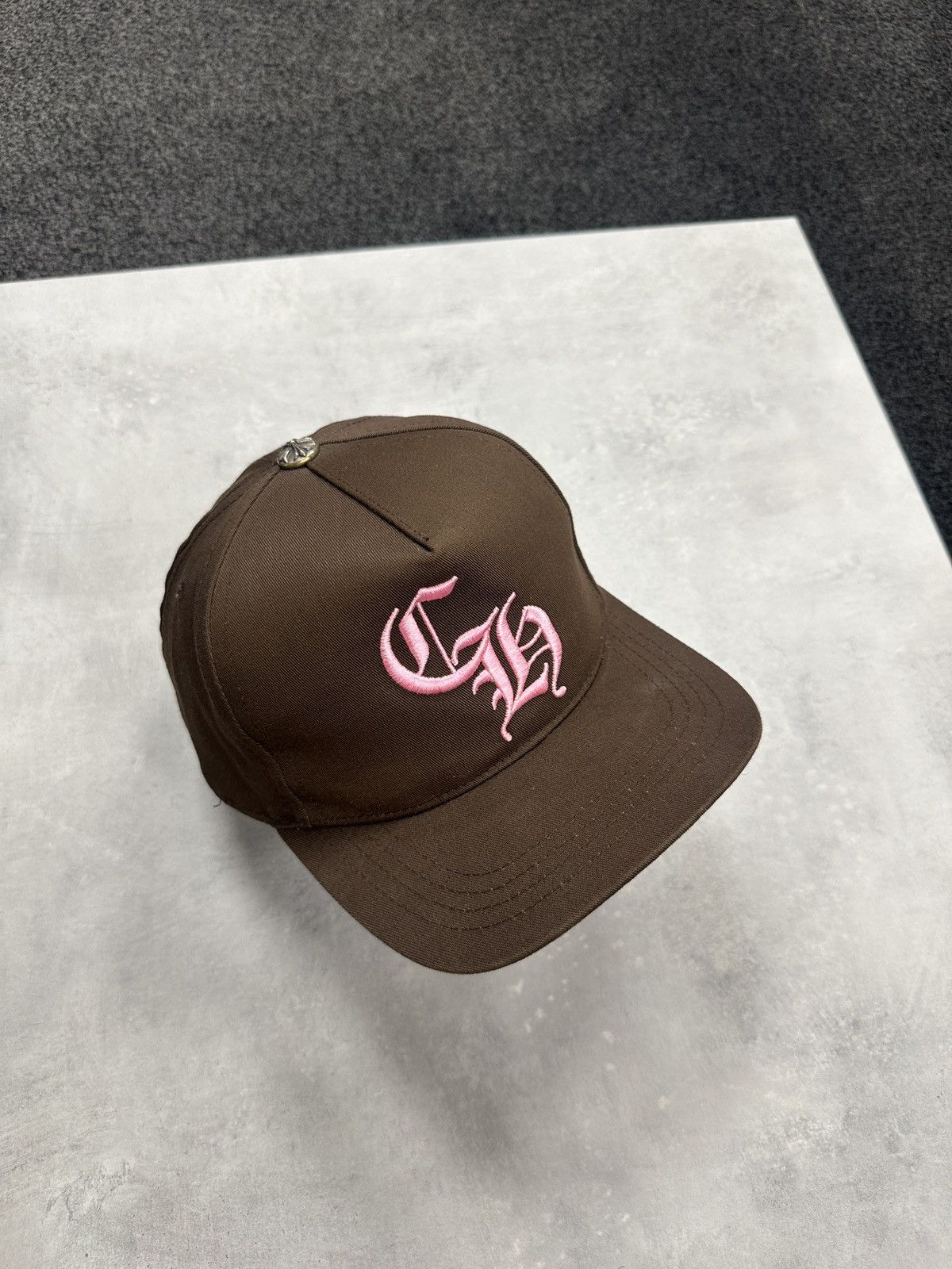 Chrome Hearts Chrome Hearts CH Baseball Cap Hat Brown Pink Size ONE SIZE - 2 Thumbnail