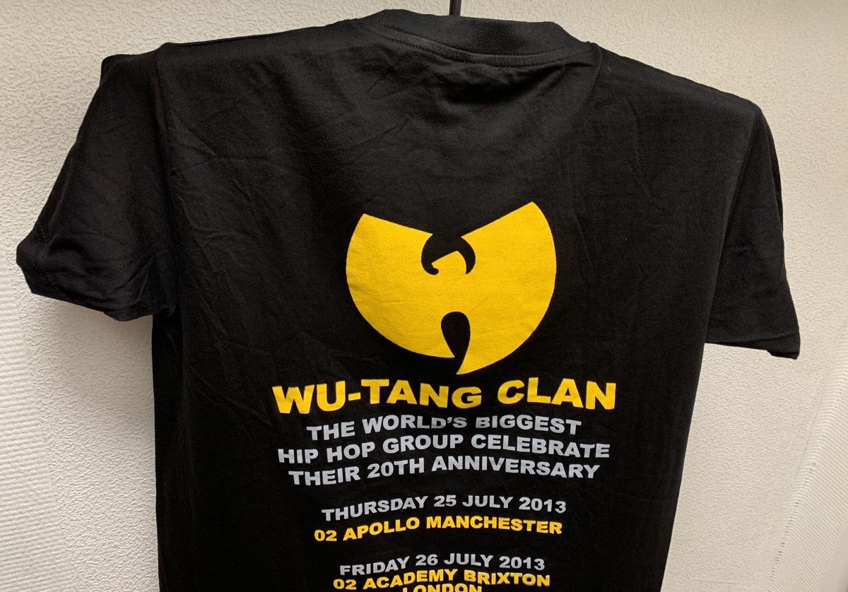 Wu-Tang Clan Wu-tang Wutang black t-shirt 2013 tour M size Size US M / EU 48-50 / 2 - 5 Thumbnail