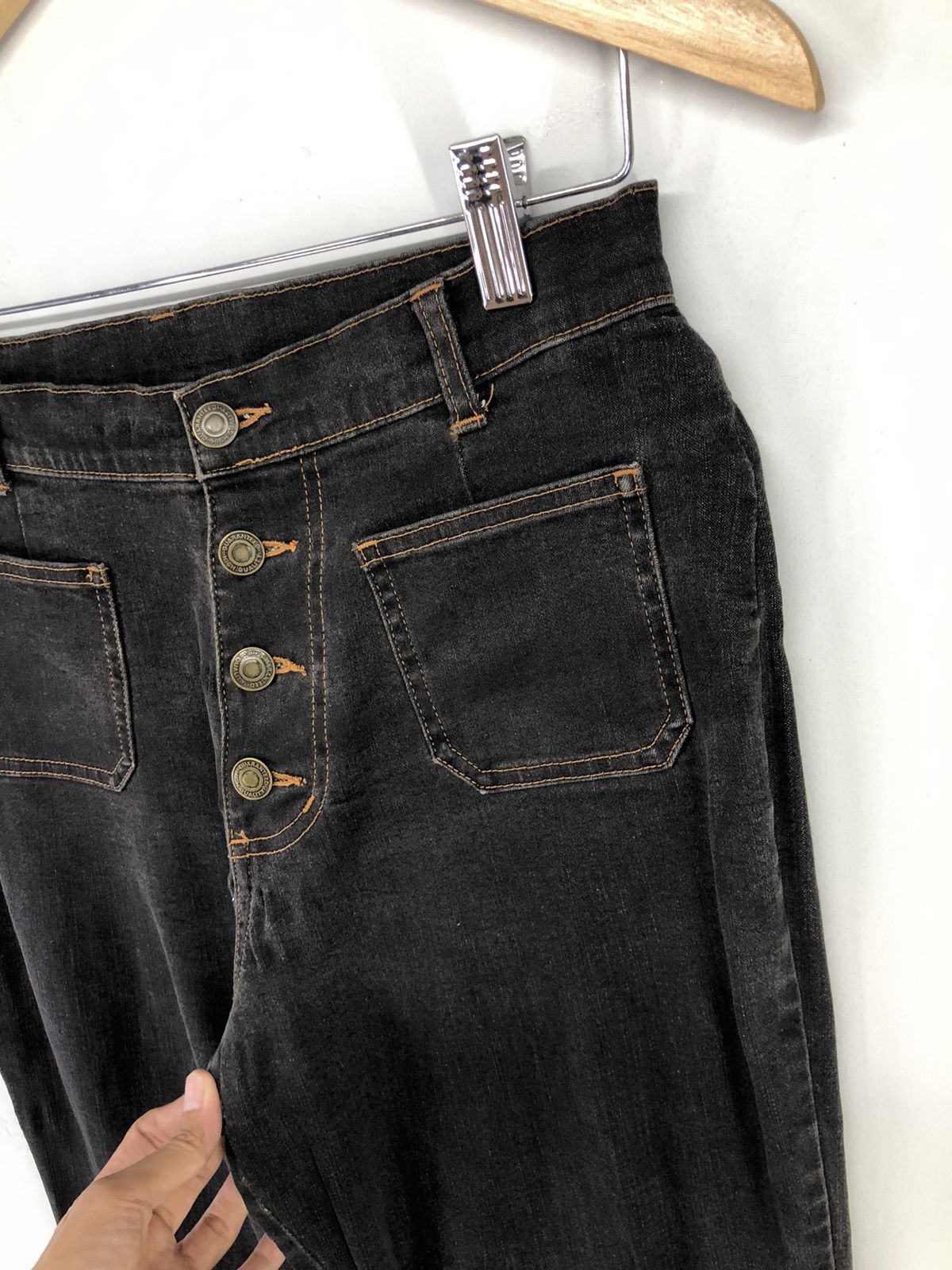 Japanese Brand Japanese Brand Sugarless Gal Flare Bootcut Jeans Size 26" / US 2 / IT 38 - 9 Thumbnail