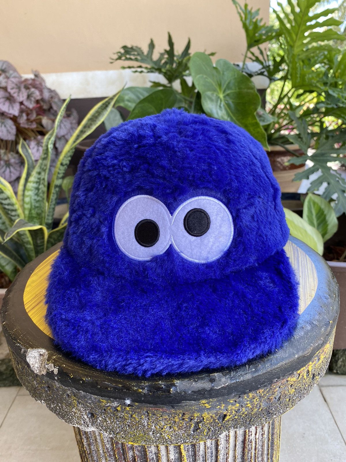 Vintage Sesame Street Cookie Monster Eye Snapback