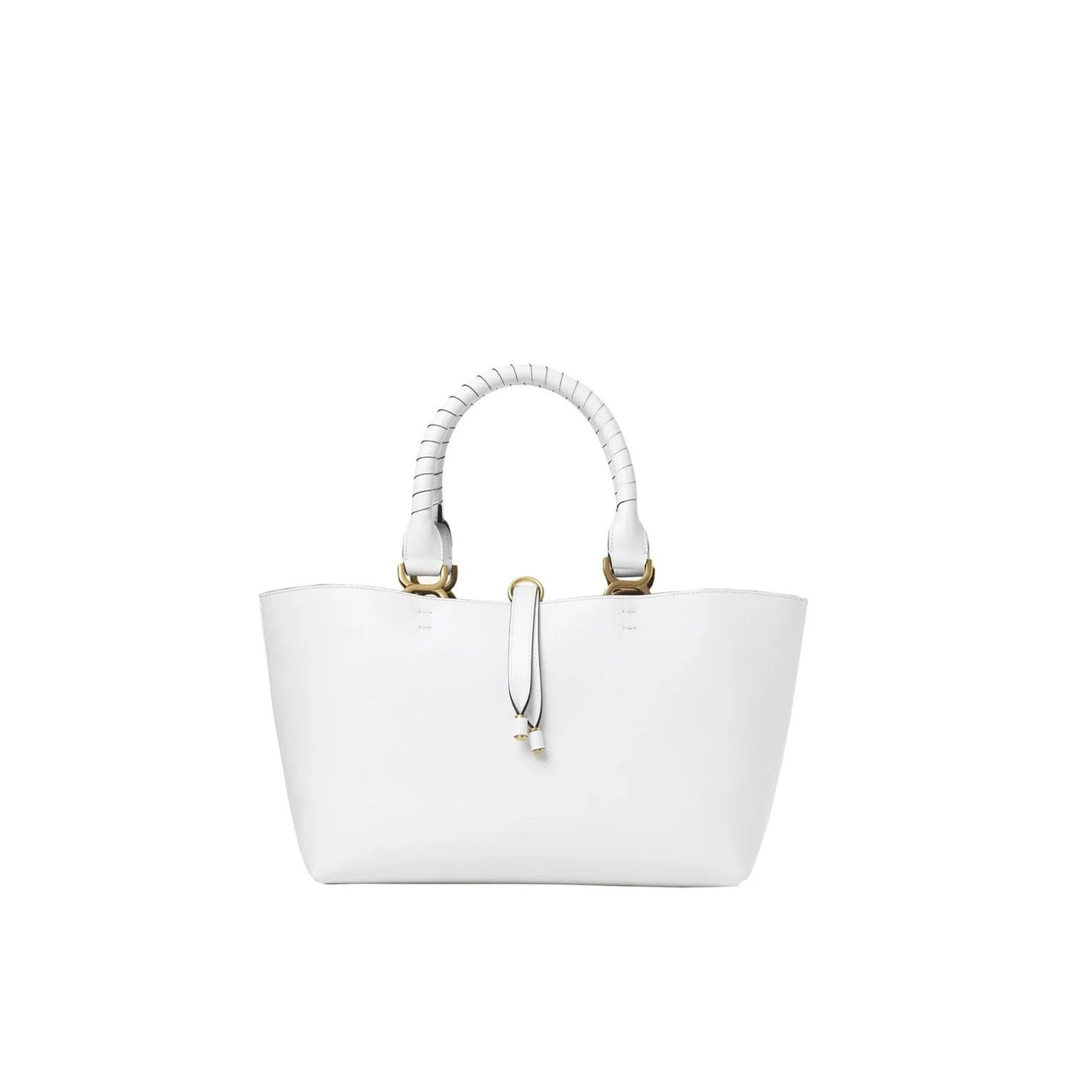 Chloe o1loc1c1024 Marcie Small Tote in White Size ONE SIZE - 1 Thumbnail
