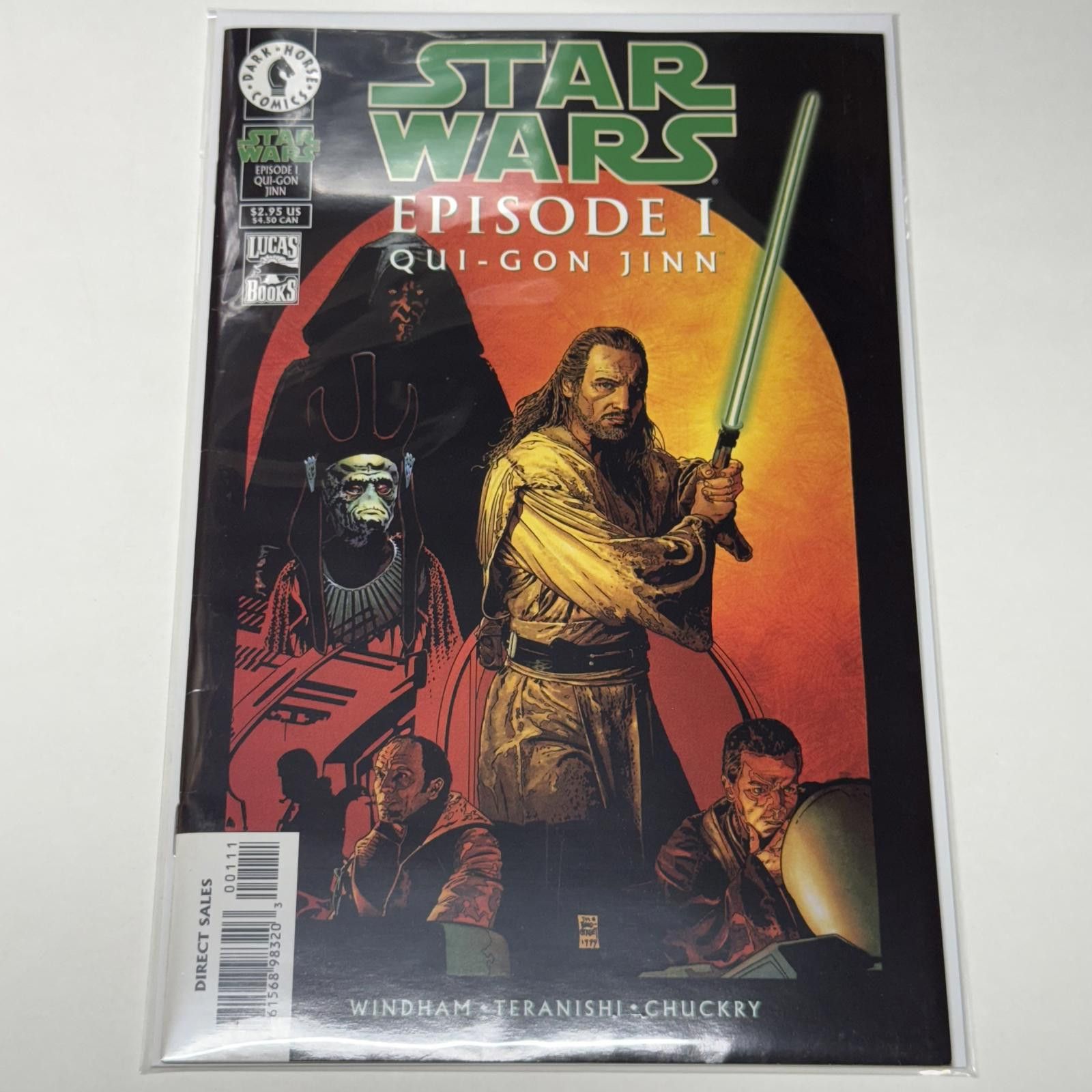 Designer Dark Horse Comics Star Wars Episode I Qui-Gon Jinn MAY 1999 Size ONE SIZE - 10 Thumbnail