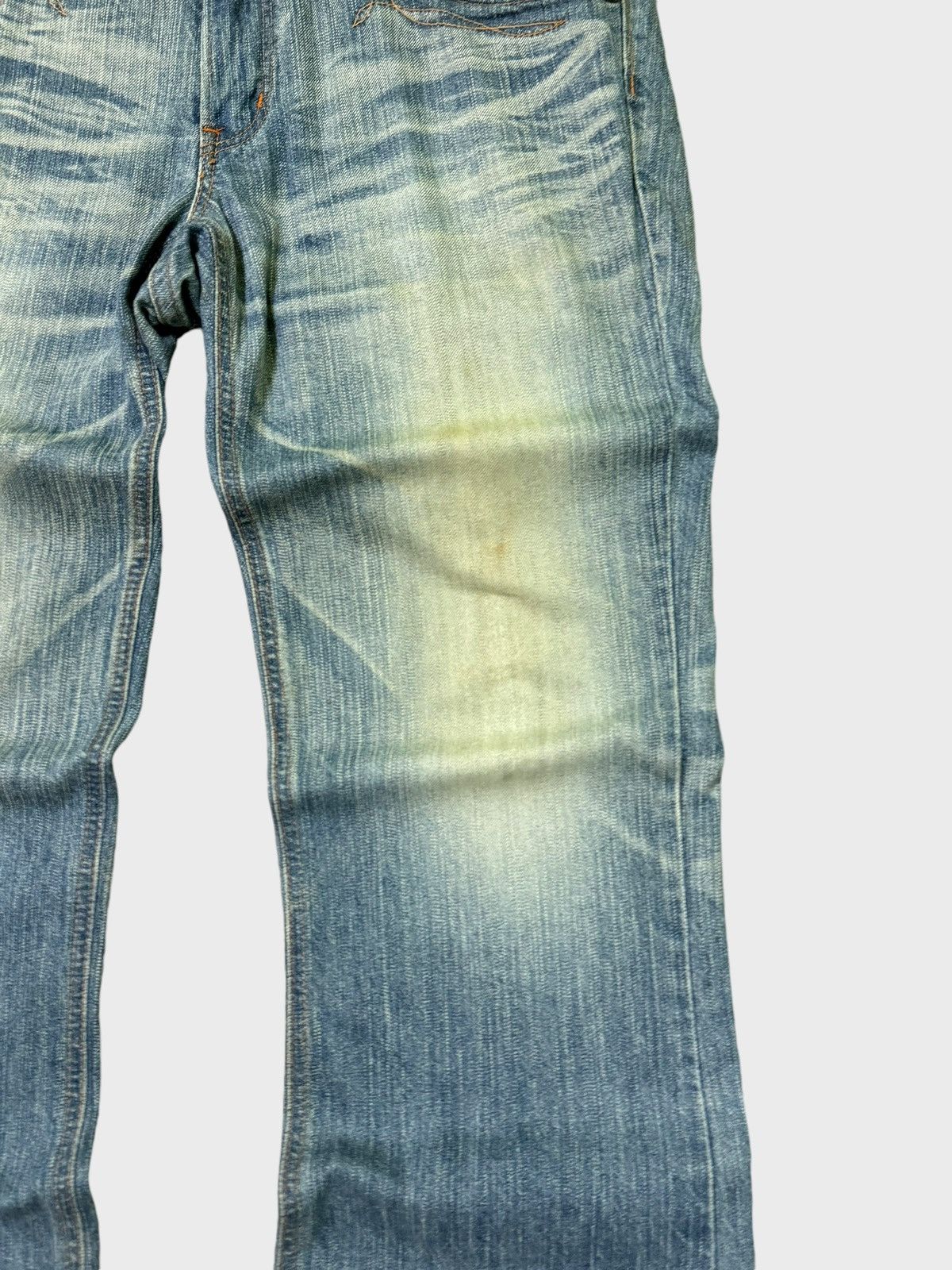 Edwin FLARED VINTAGE EDWIN CLAW MARK MUD WASH JEANS VERY RARE Size US 34 / EU 50 - 8 Thumbnail