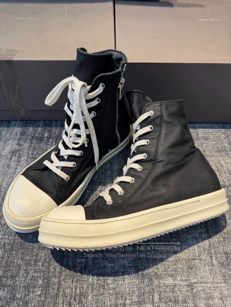 Rick Owens Rick Owens Double line wax surface large Converse shoes Size US 9 / EU 42 - 1 Thumbnail