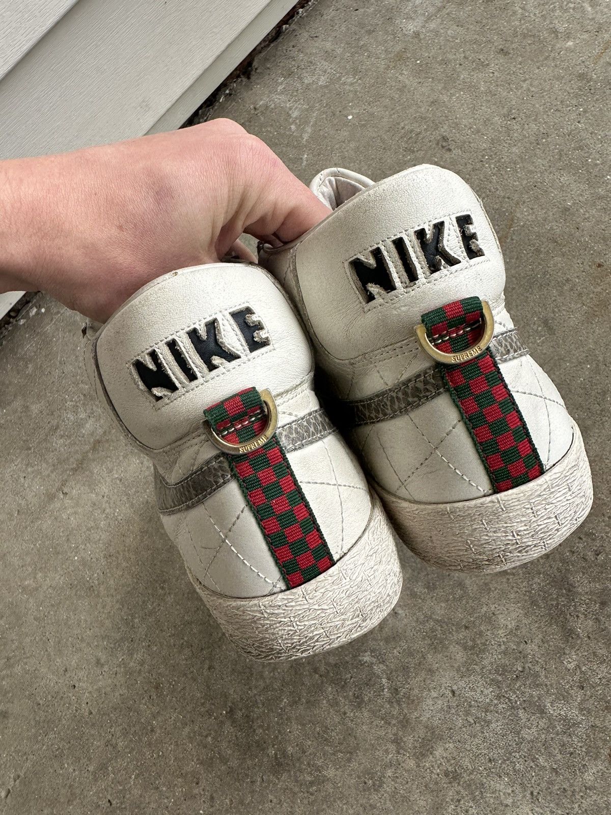 Nike × Supreme Nike SB Blazer Supreme Sail size 9.5 Size US 9.5 / EU 42-43 - 4 Thumbnail