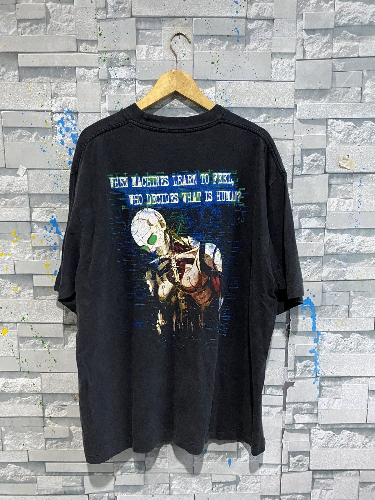 Anime Ghost In The Shell Bootleg Vintage Tshirt Size US XXL / EU 58 / 5 - 6 Thumbnail