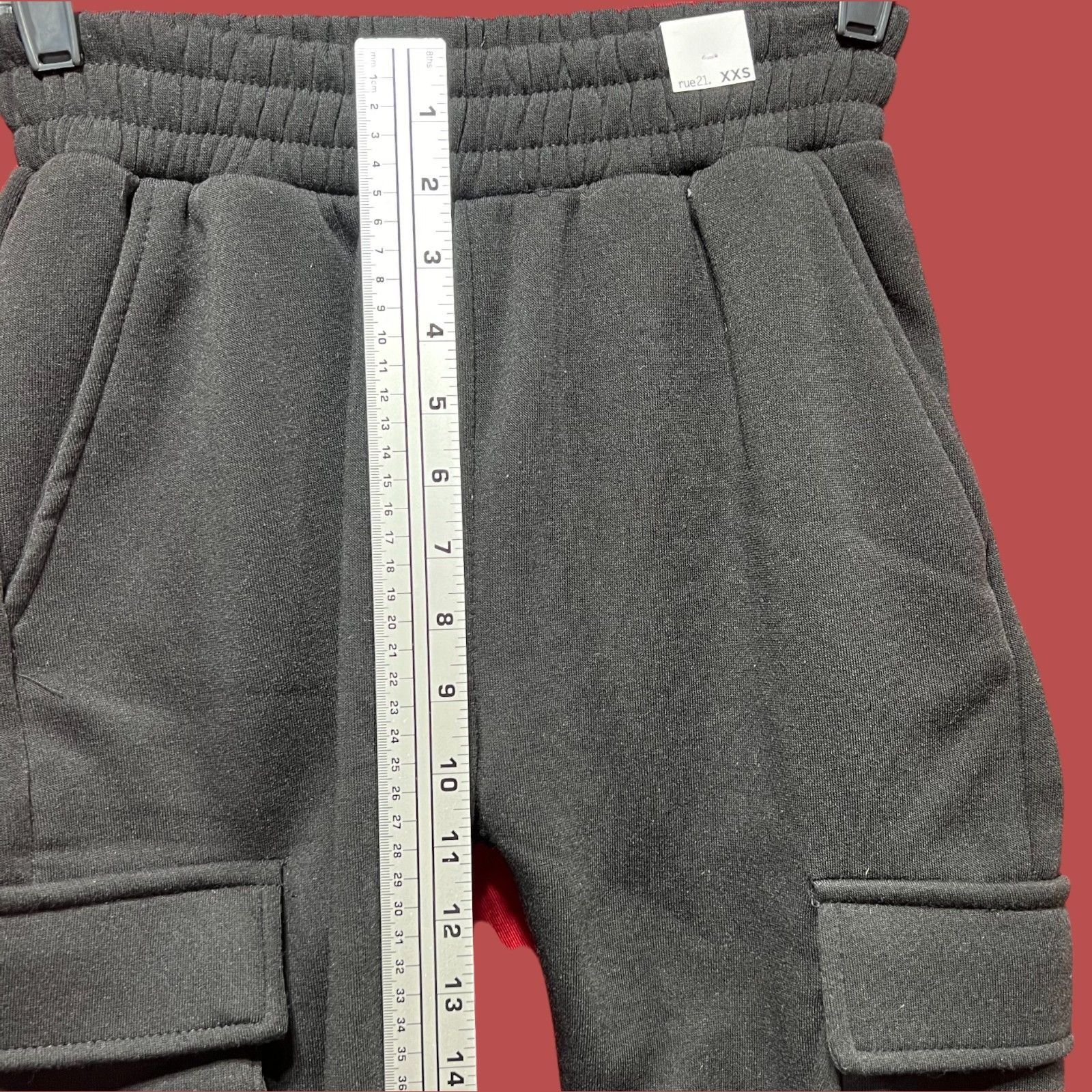 rue21 Rue 21 - Women's Cargo Sweatpants - Black - XXS Size 24" / US 00 / IT 34 - 5 Thumbnail