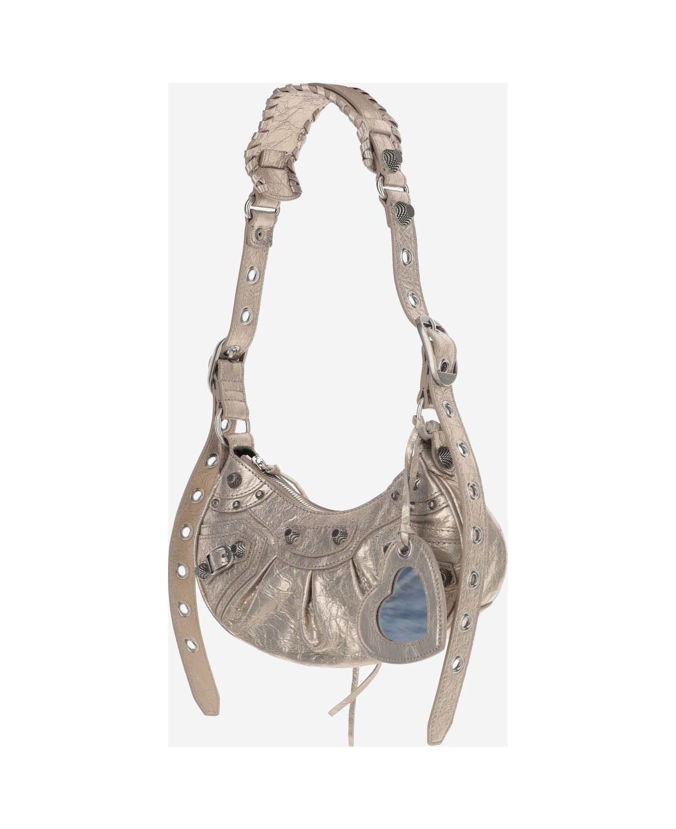 Balenciaga o1mt1gz0125 Size: OS / Le Cagole Xs Shoulder Bag Metallized Size ONE SIZE - 2 Thumbnail