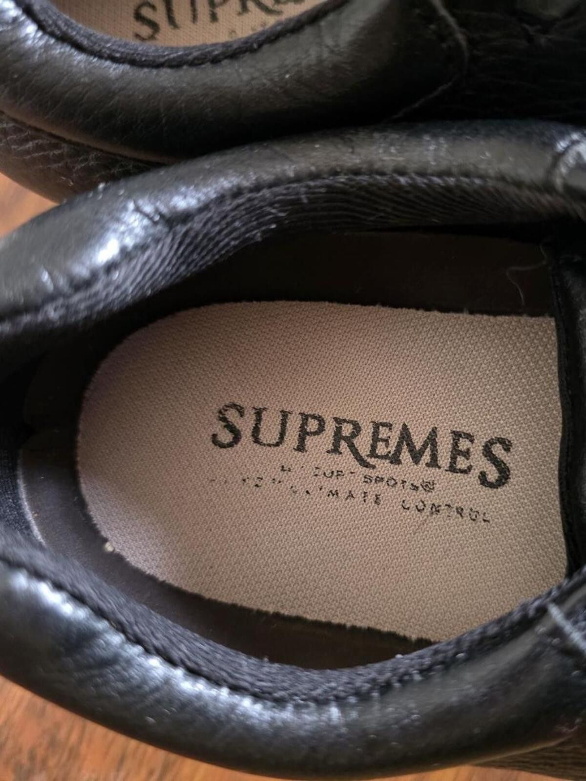 Supreme Supremes Black Leather Upper Comfort Walking Shoes Size 7WW Size US 7 / IT 37 - 5 Thumbnail