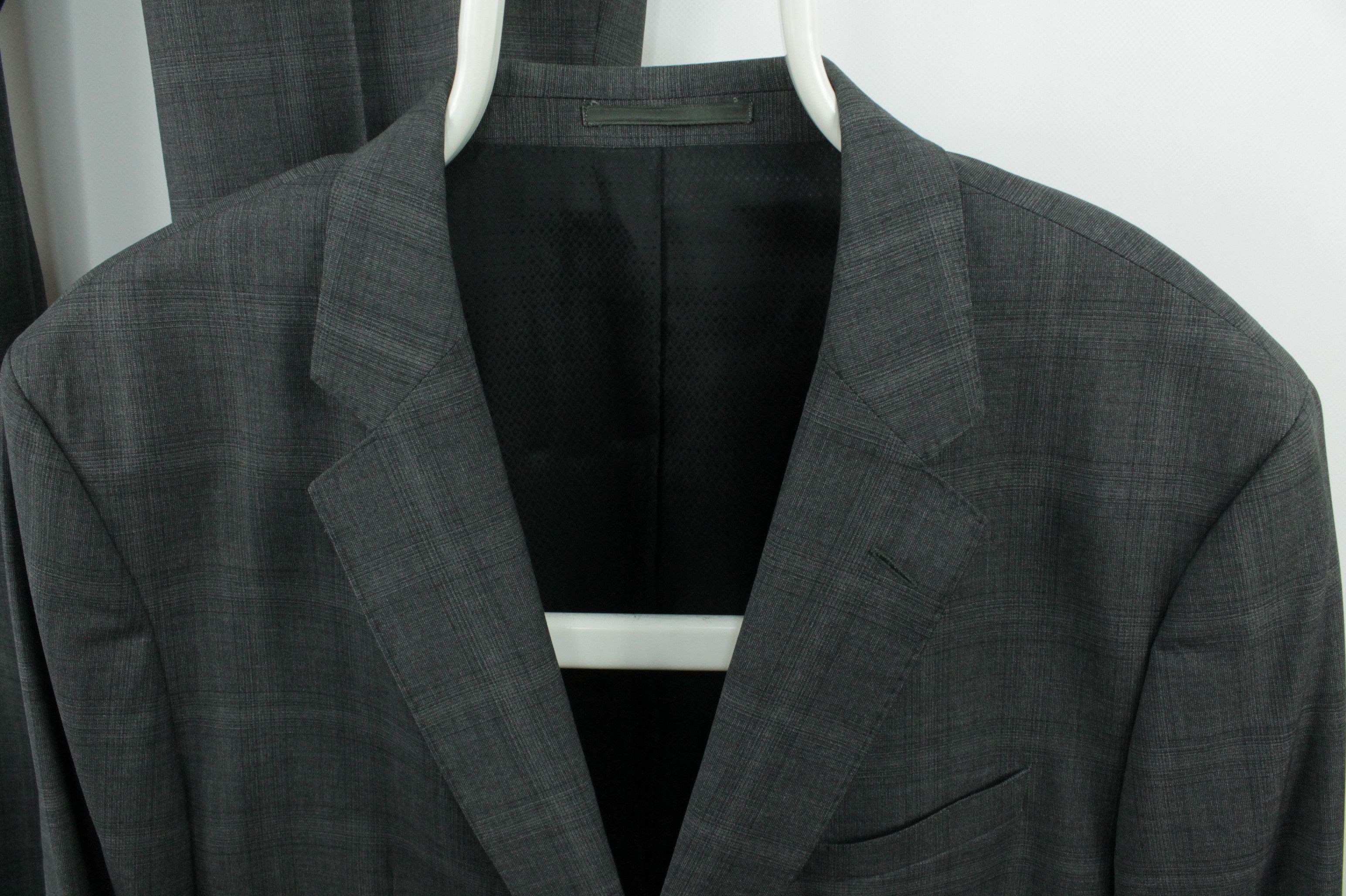 Hugo Boss Hugo Boss Johnstons1/Lenon Reda Wool Checkered Suit Size 44R - 2 Thumbnail