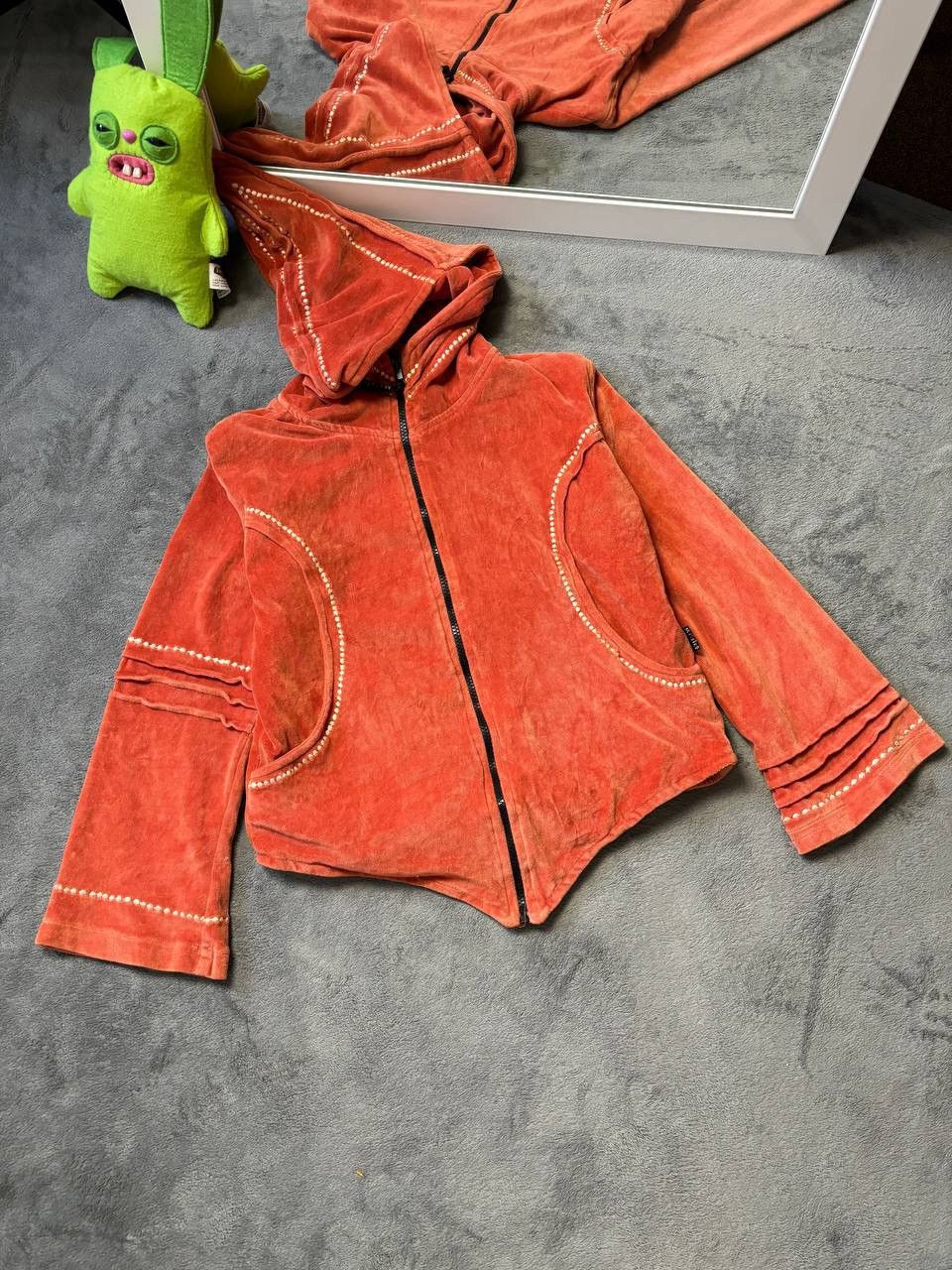 Japanese Brand × Vintage Avant-Garde Elf Patchwork Zip-Up Hoodie Japan Style Y2k Size US M / EU 48-50 / 2 - 1 Thumbnail