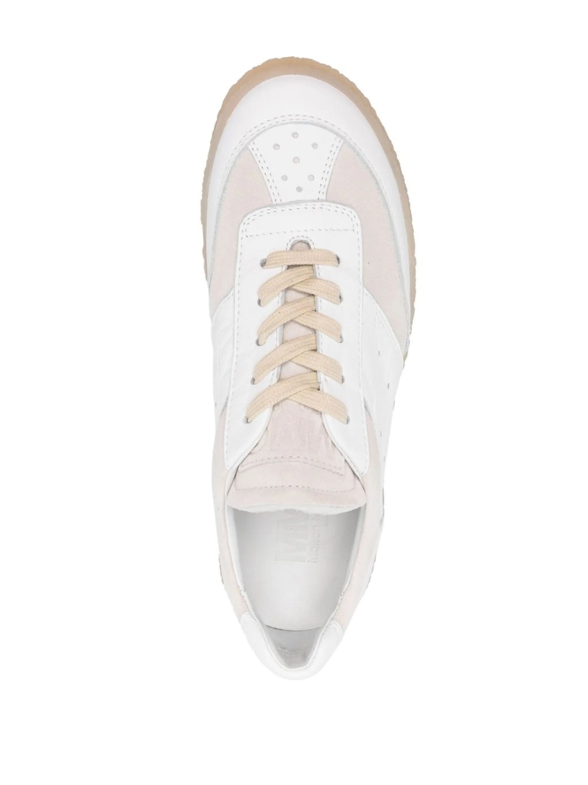 Maison Margiela o1w1db11025 Low-Top Sneakers in White Size US 7 / IT 37 - 4 Thumbnail