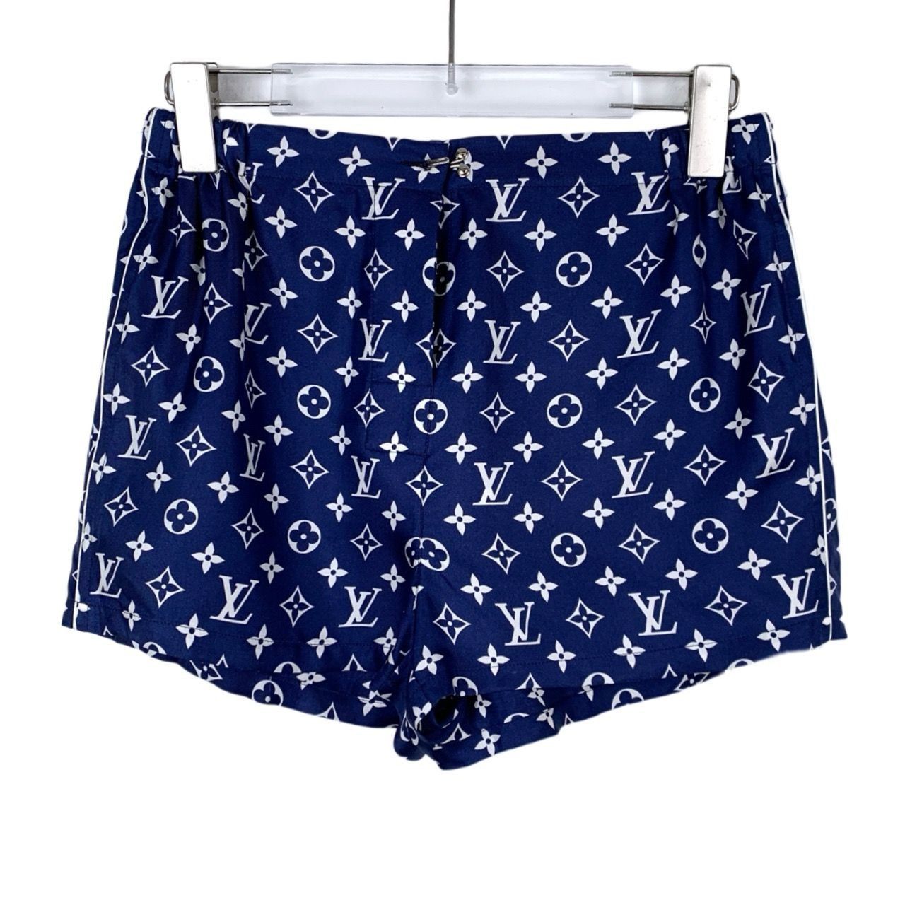 Louis Vuitton Louis Vuitton Navy Blue Monogram Print Swim Shorts Size 36 M Size 26" / US 2 / IT 38 - 2 Thumbnail