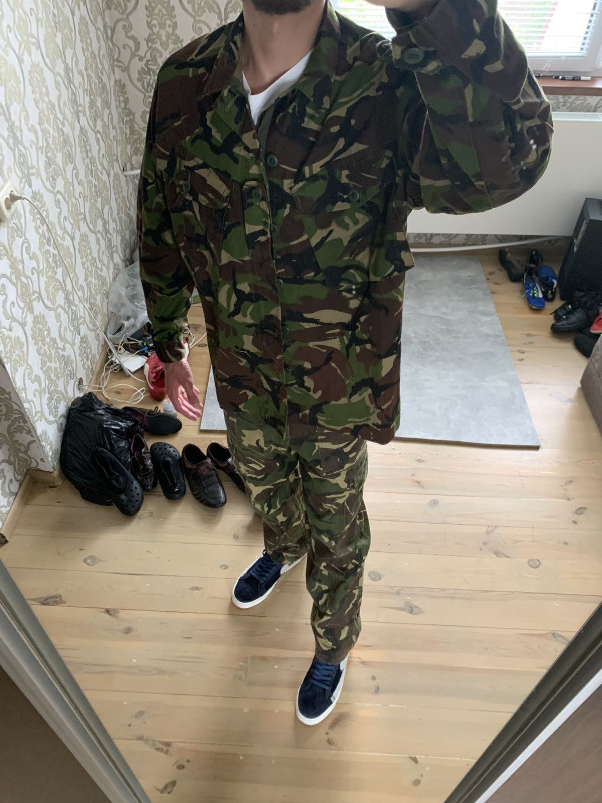 Vintage Vintage Camo Jacket Size US XL / EU 56 / 4 - 1 Thumbnail