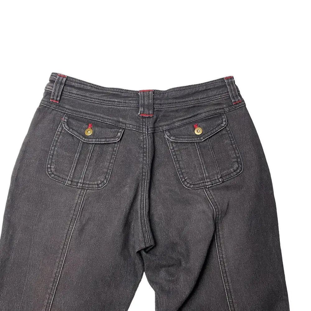 Japanese Brand Flared Lowrise Washed Straight Cut Jeans Size US 28 / EU 44 - 4 Thumbnail