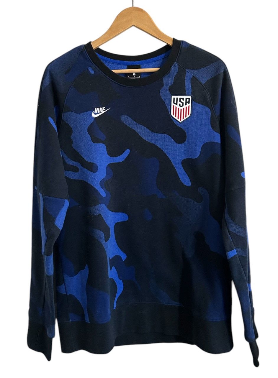 Nike × USA Olympics Nike Team USA Fleece Crew Sweatshirt Size US L / EU 52-54 / 3 - 1 Thumbnail