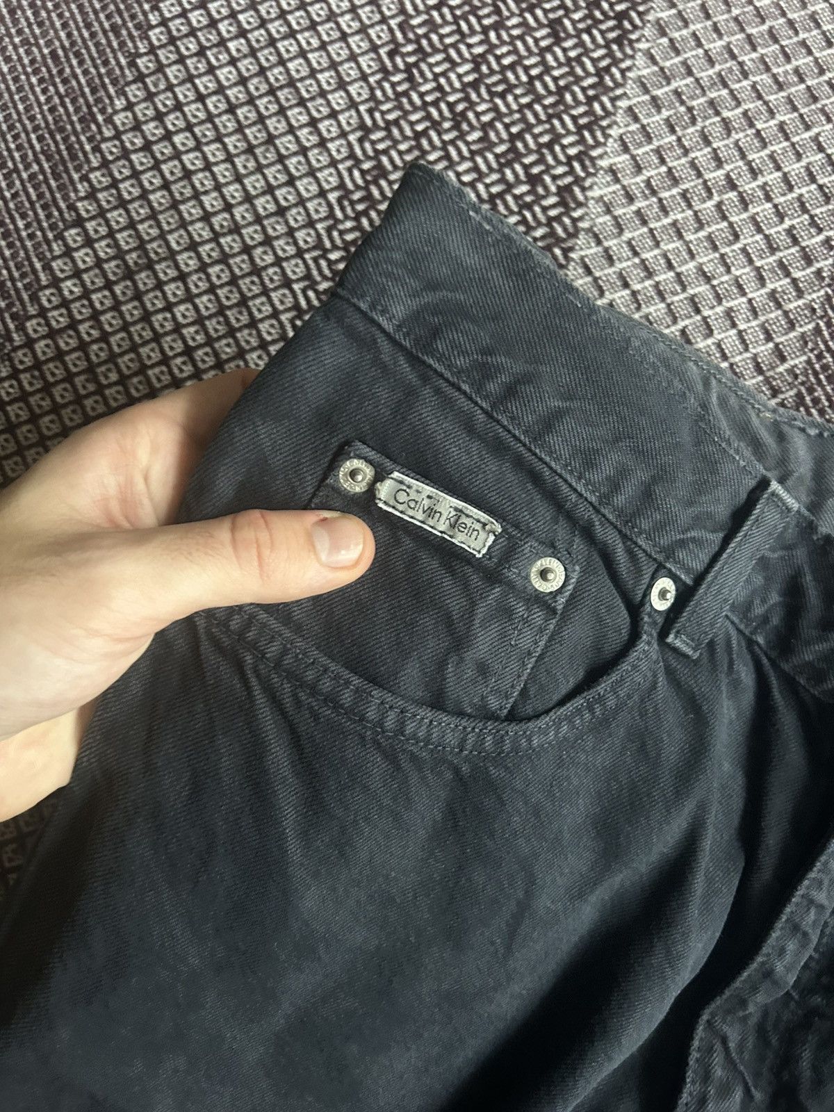 Calvin Klein Vintage Calvin Klein Denim Jeans Washed USA Thrashed Size 33 Size US 33 - 9 Thumbnail