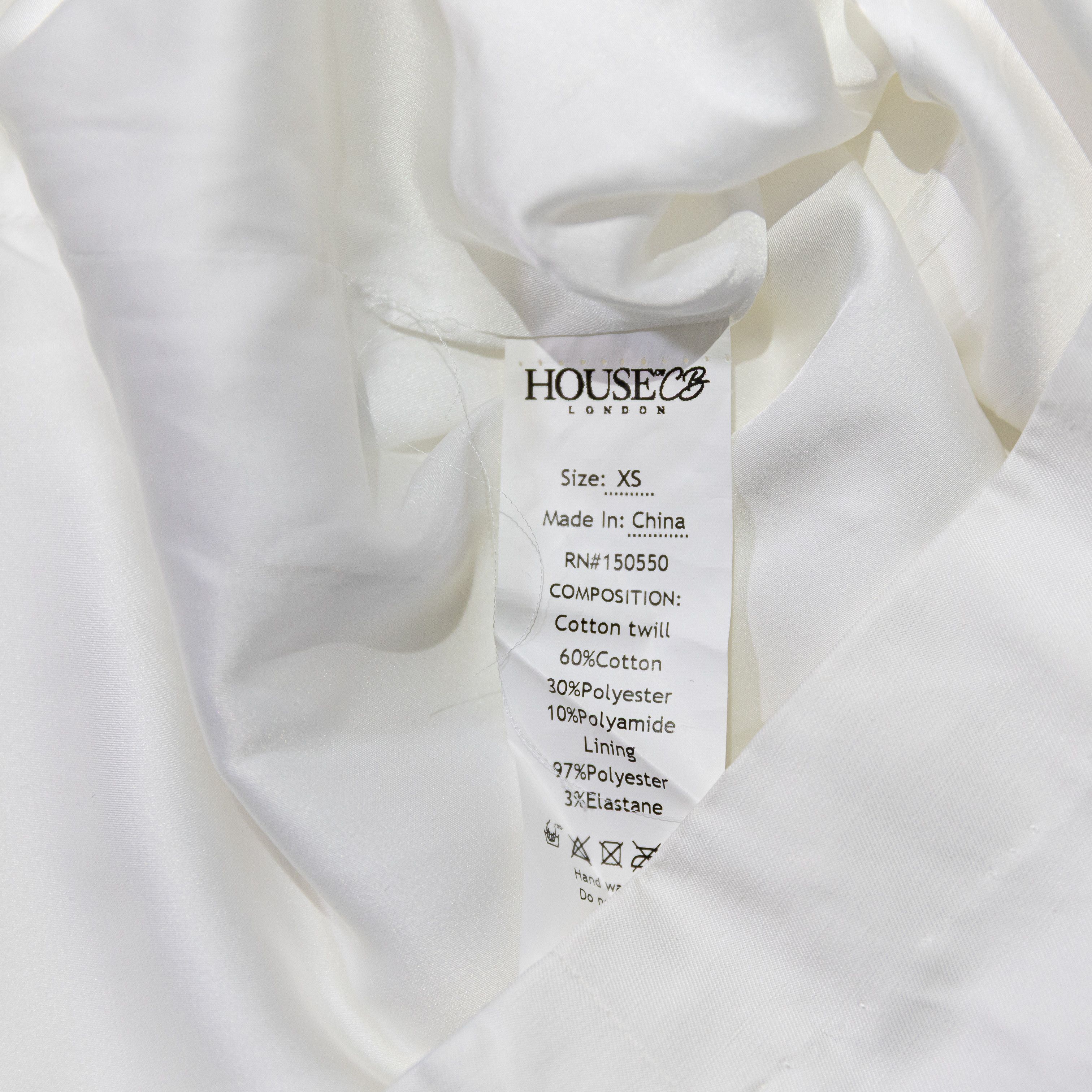 House of CB House Of CB Jadore Cotton Poplin Stretch Size XS / US 0-2 / IT 36-38 - 3 Thumbnail