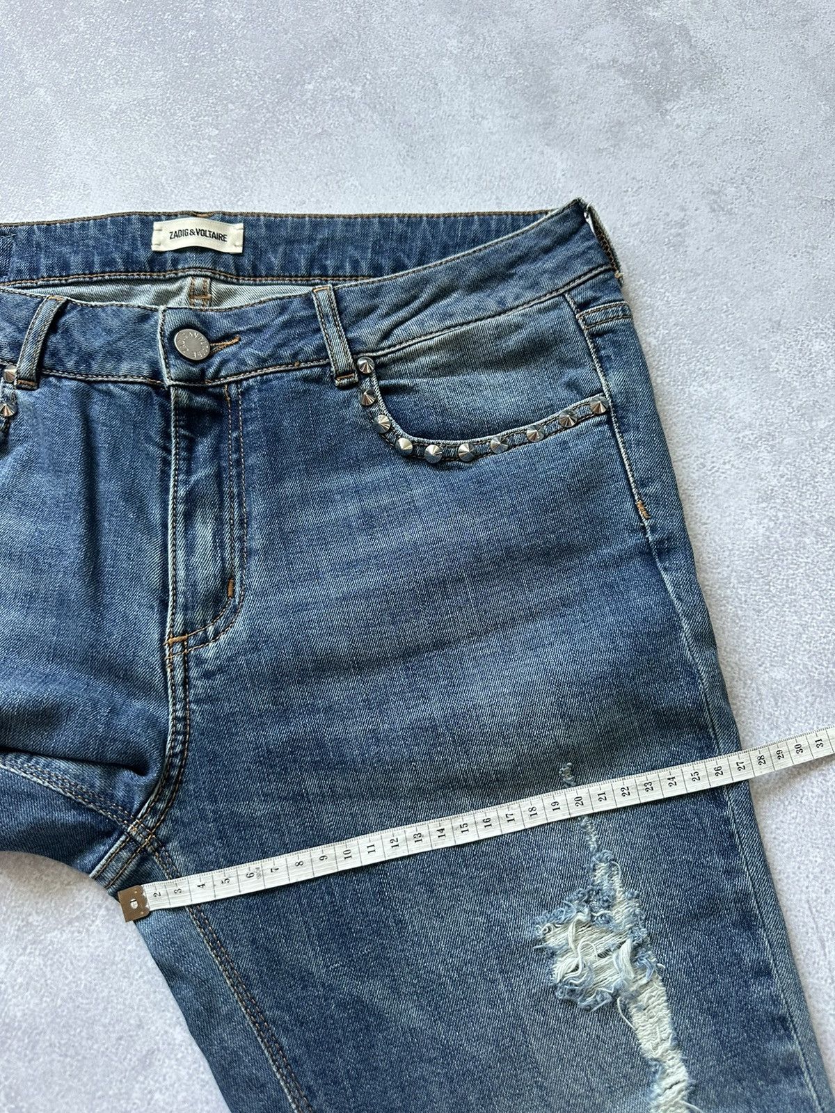 Zadig & Voltaire Womens jeans Zadig Voltaire Size 29 Color Blue Avantgarde Size 29" - 11 Thumbnail