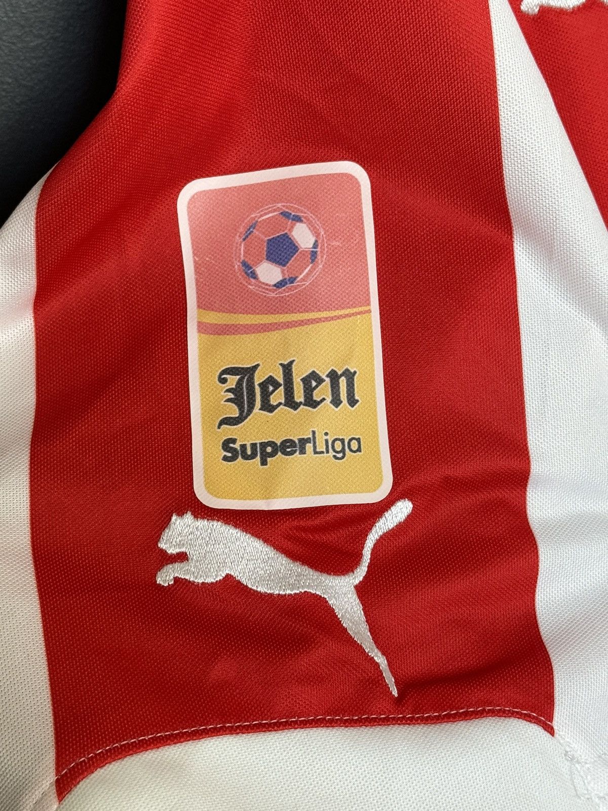 Puma Red Star Belgrad 15/16 Match Worn Kovacevic Football Jersey Size US M / EU 48-50 / 2 - 6 Thumbnail