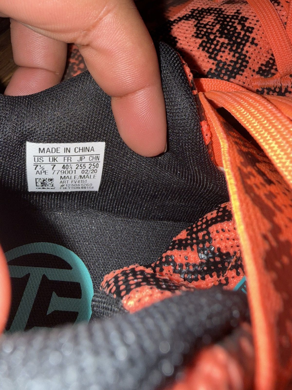 Adidas Adidas Harden Vol 4 Signal Coral Basketball Shoes Men's 7.5 Size US 7.5 / EU 40-41 - 7 Thumbnail
