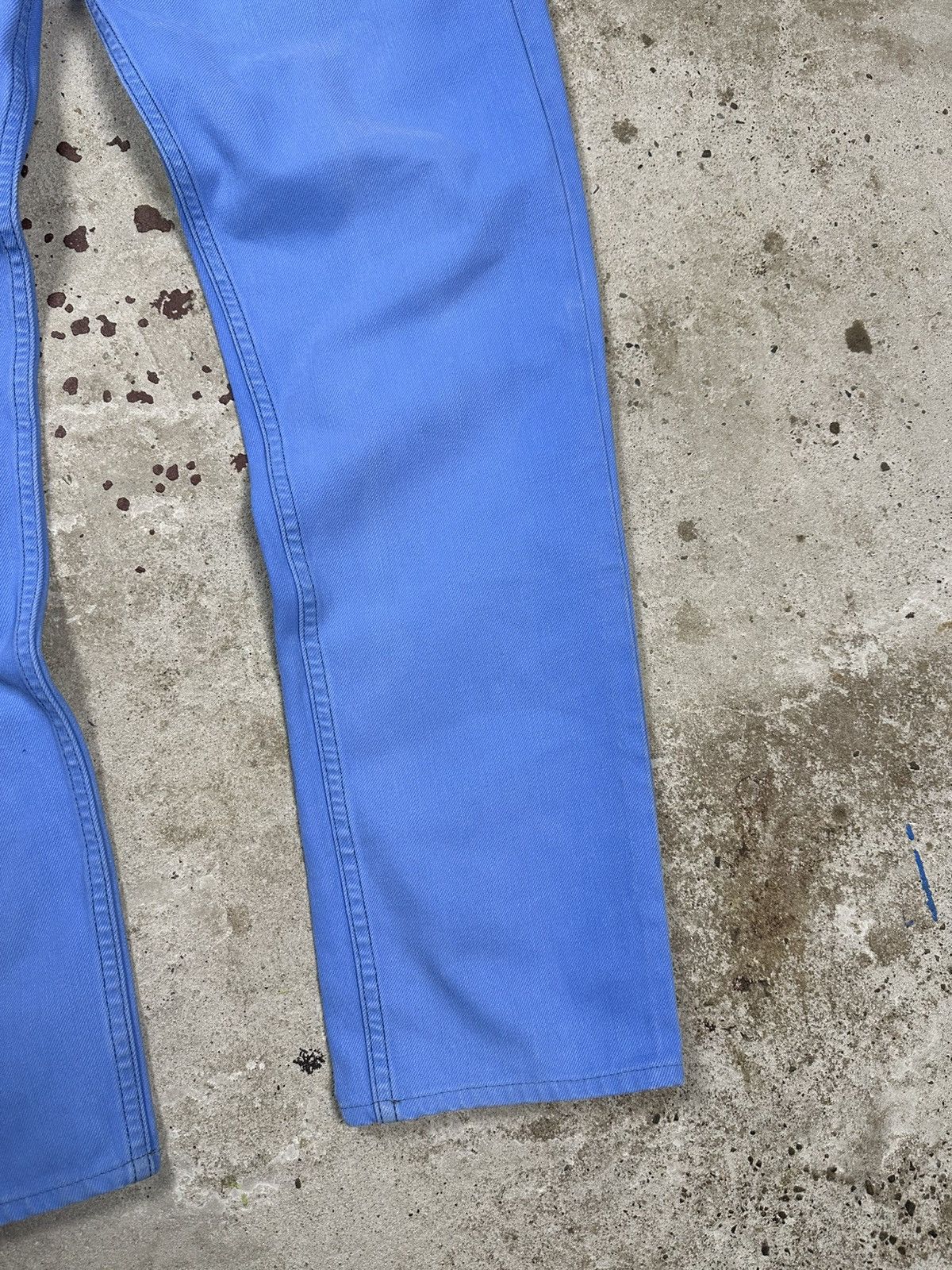 Burberry Vintage Y2K Burberry Brit Loose Baggy Blue Denim Pants Jeans Size US 32 / EU 48 - 4 Thumbnail