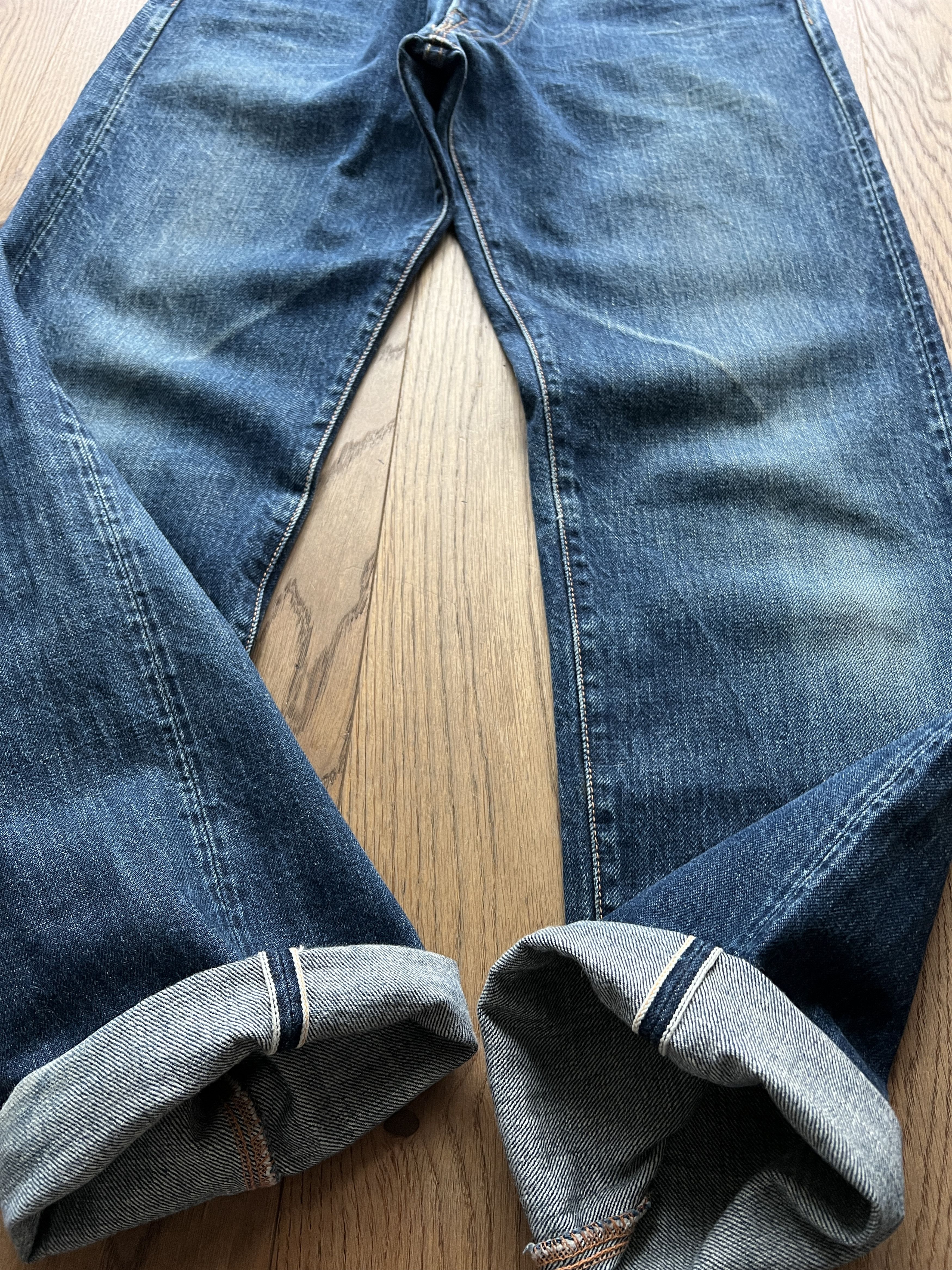 Evisu Rare Evisu selvage vintage lot 2001 faded denim archive y2k Size US 30 / EU 46 - 9 Thumbnail