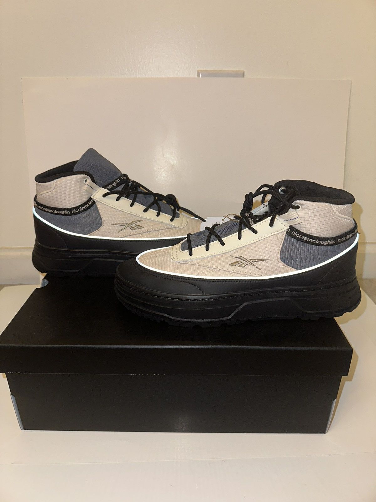 Reebok RARE Reebok x Nicole Mclaughlin Club C Geo Mid Size US 8 / EU 41 - 1 Thumbnail