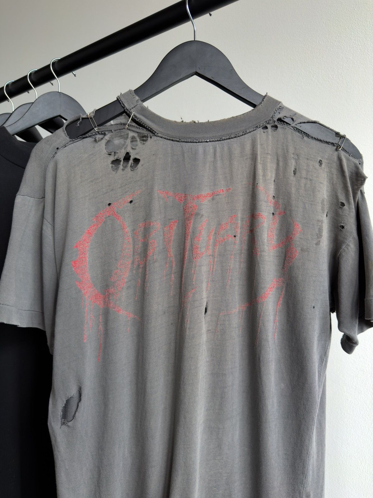 Band Tees Vintage 80s Obituary Thrashed Faded Repaired Erd Band Tee Size US M / EU 48-50 / 2 - 1 Thumbnail