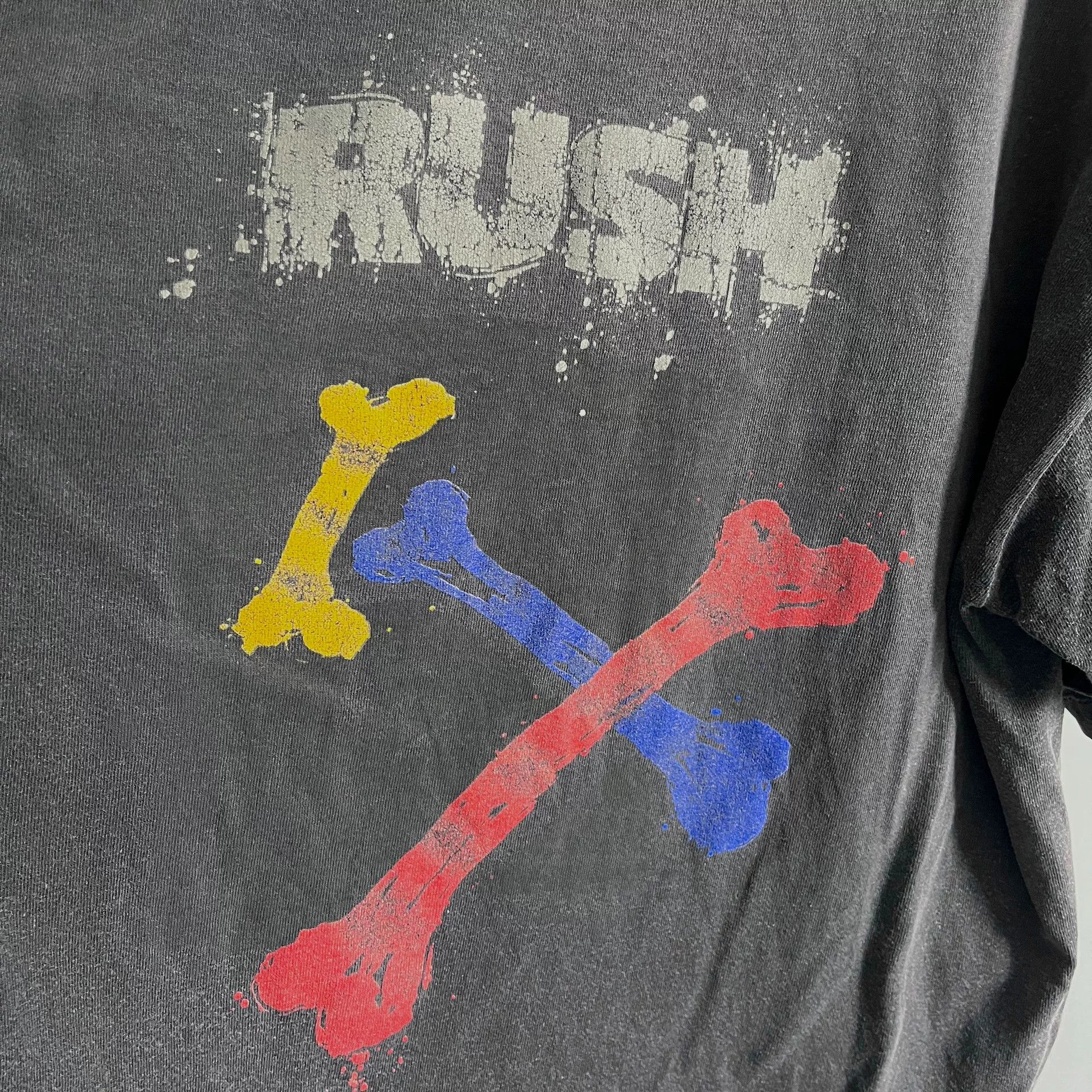 Vintage Vintage 90s Rush Band T-Shirt Size US M / EU 48-50 / 2 - 1 Thumbnail