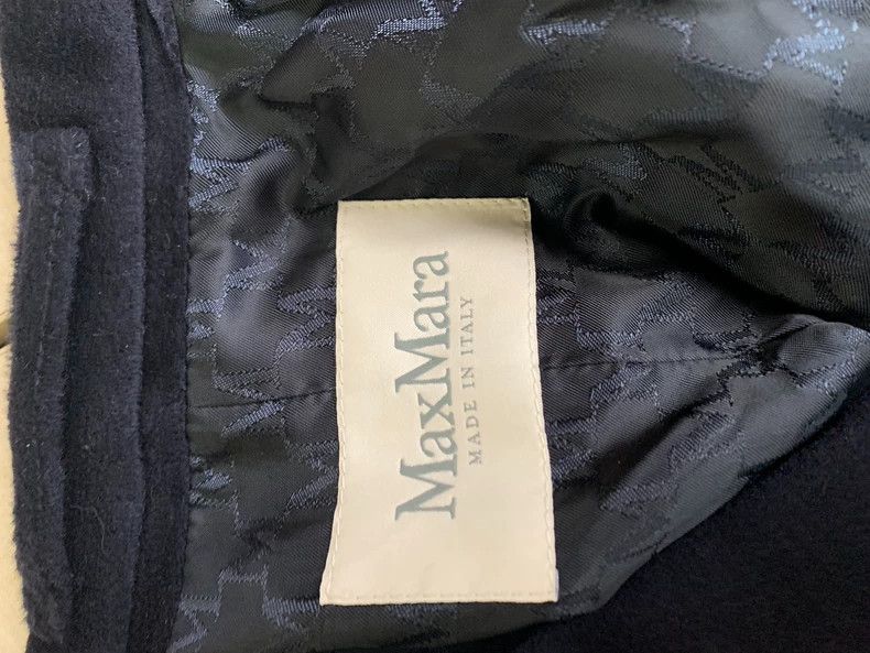 Max Mara Max Mara 101801 Coat, navy blue Size S / US 4 / IT 40 - 4 Thumbnail