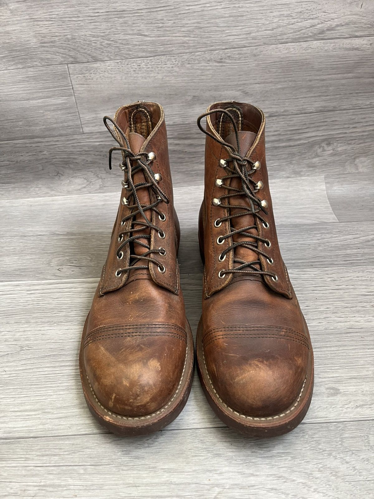 Red Wing Red wing iron ranger cap toe brown leather boots Size US 9 / EU 42 - 2 Thumbnail