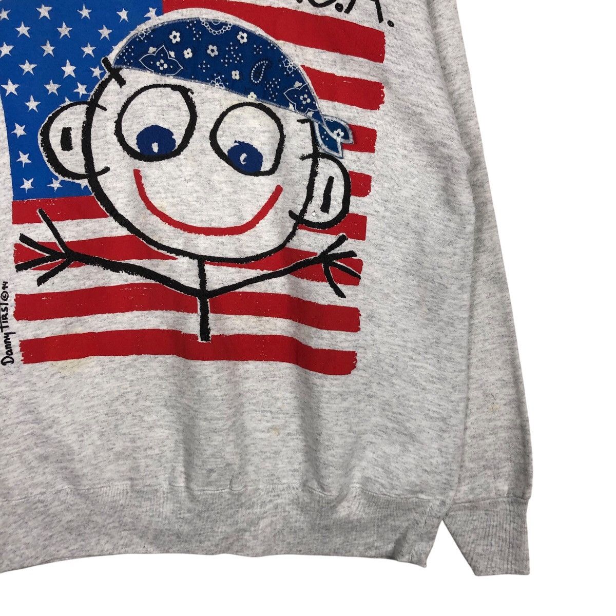 Vintage Danny First Vintage Made In USA sweatshirt Big Logo Medium Size US M / EU 48-50 / 2 - 4 Thumbnail